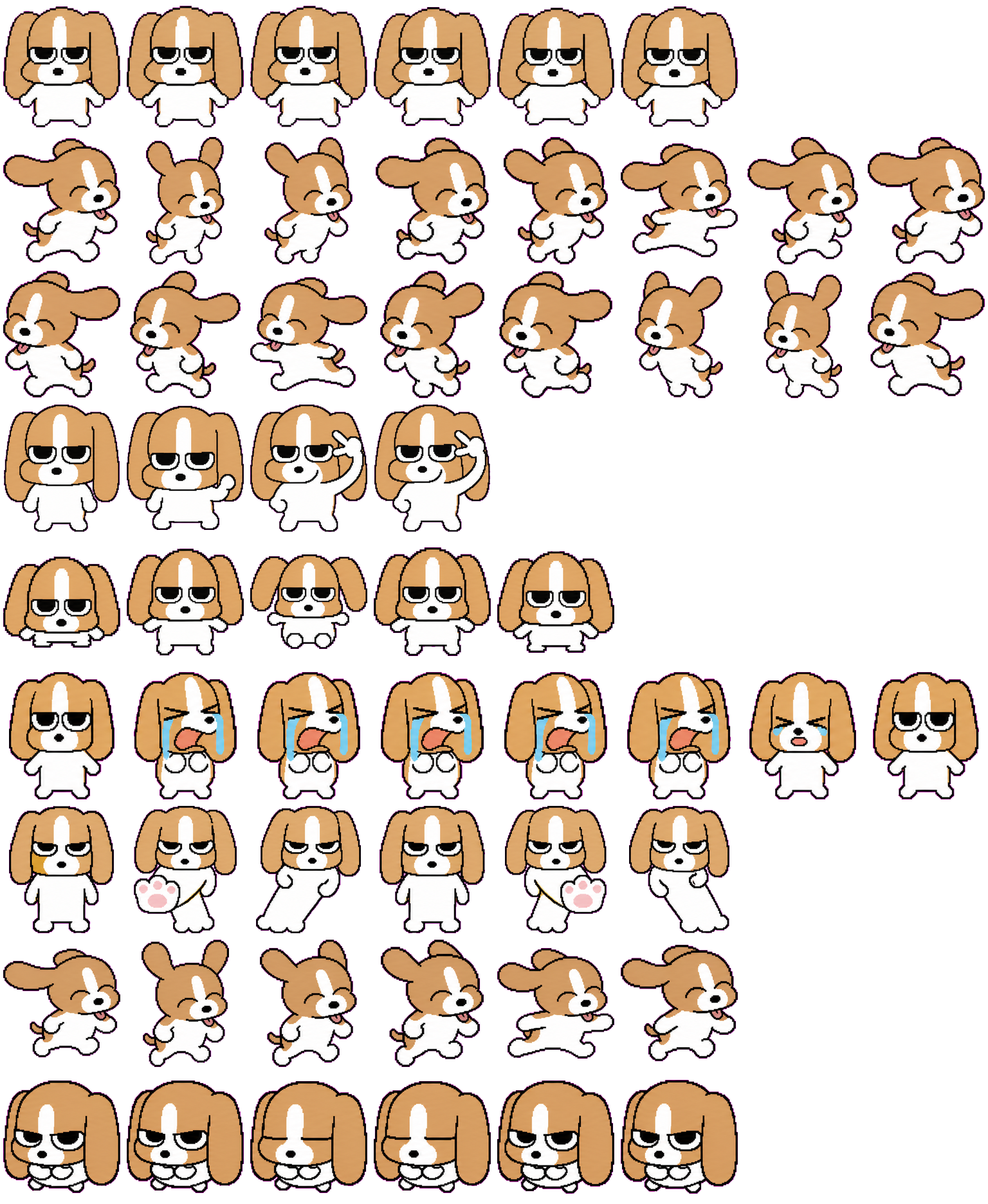 多栋 spritesheet preview
