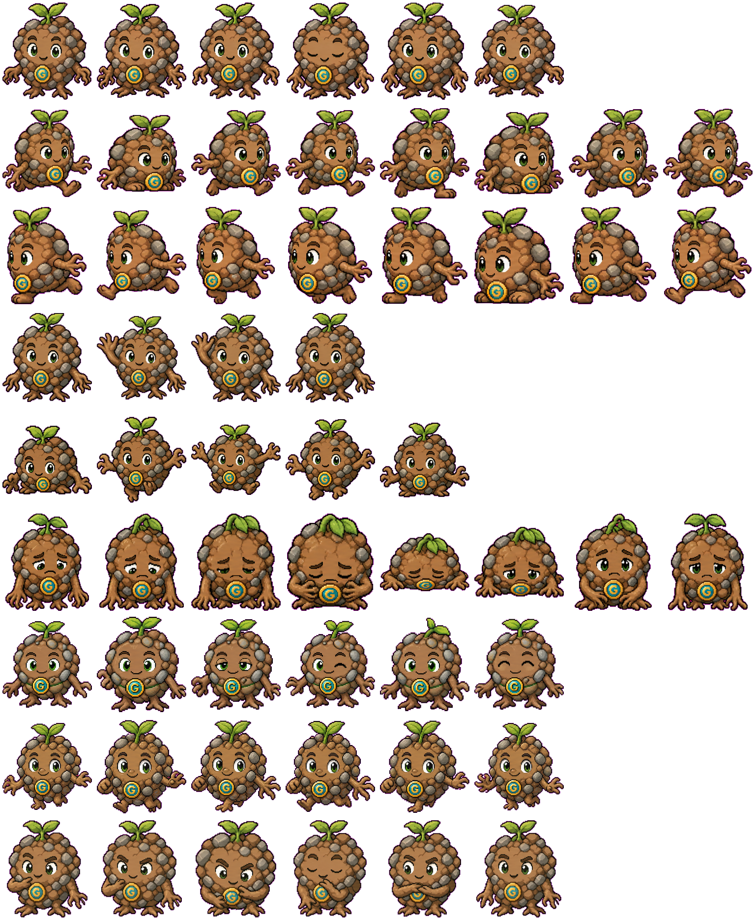 Earth Delegate spritesheet preview
