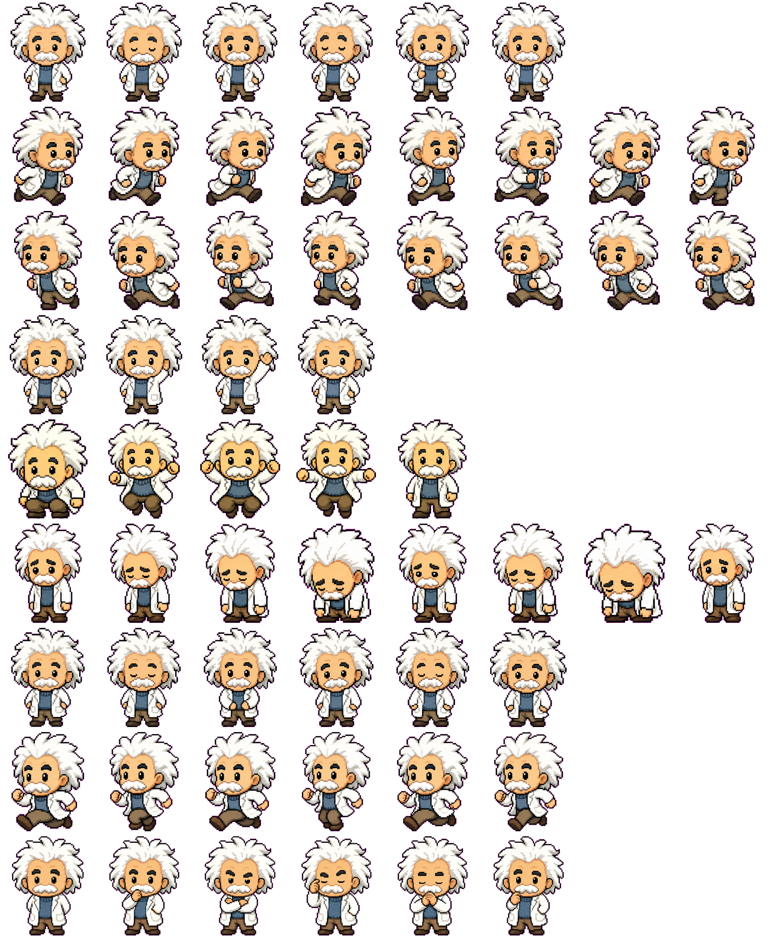 Einstein spritesheet preview