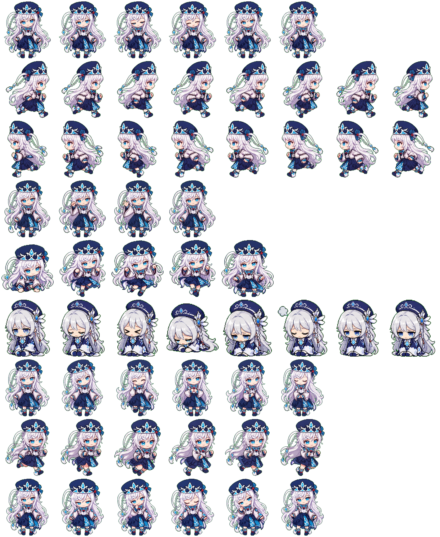 Elif spritesheet preview