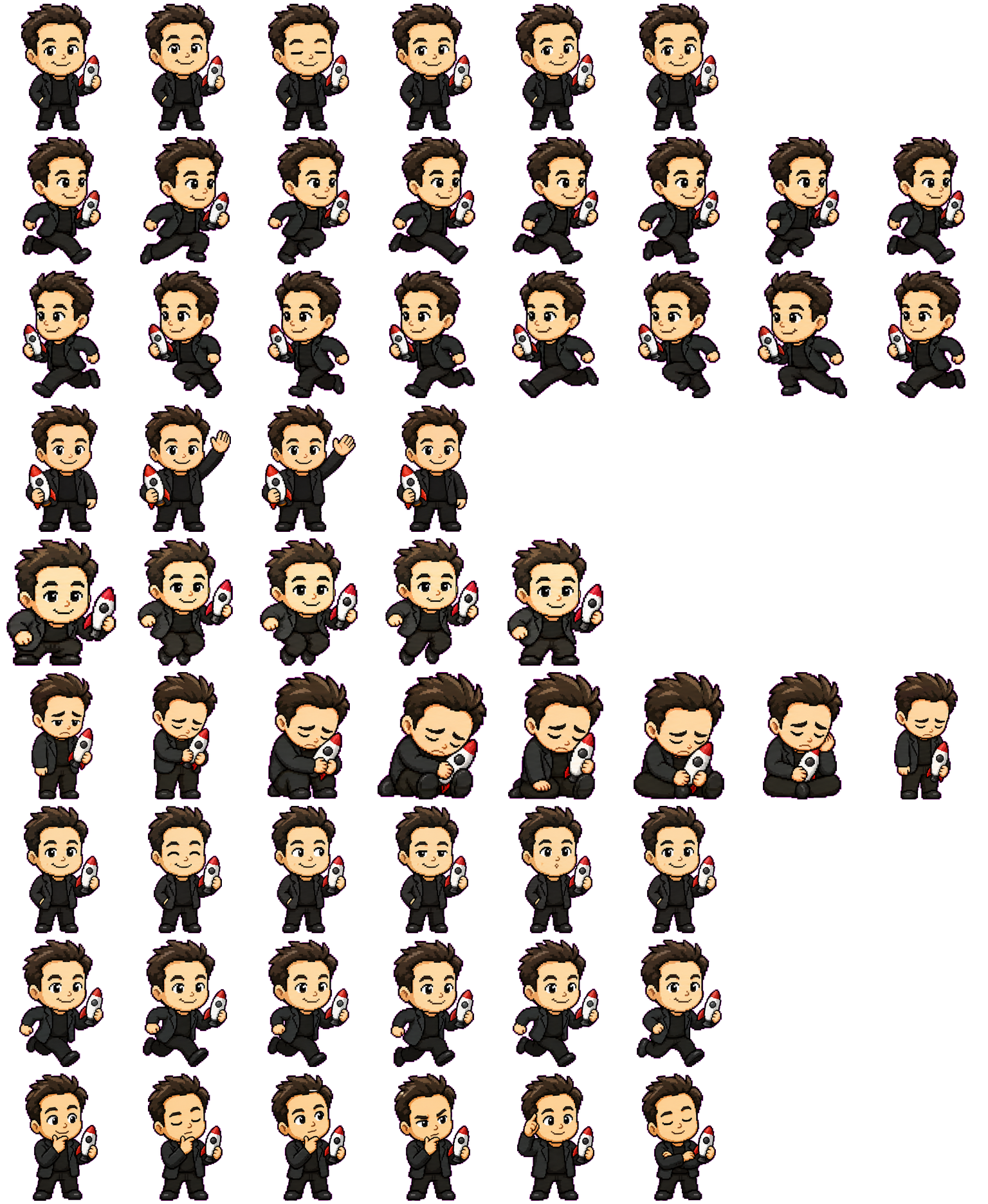 Elon spritesheet preview