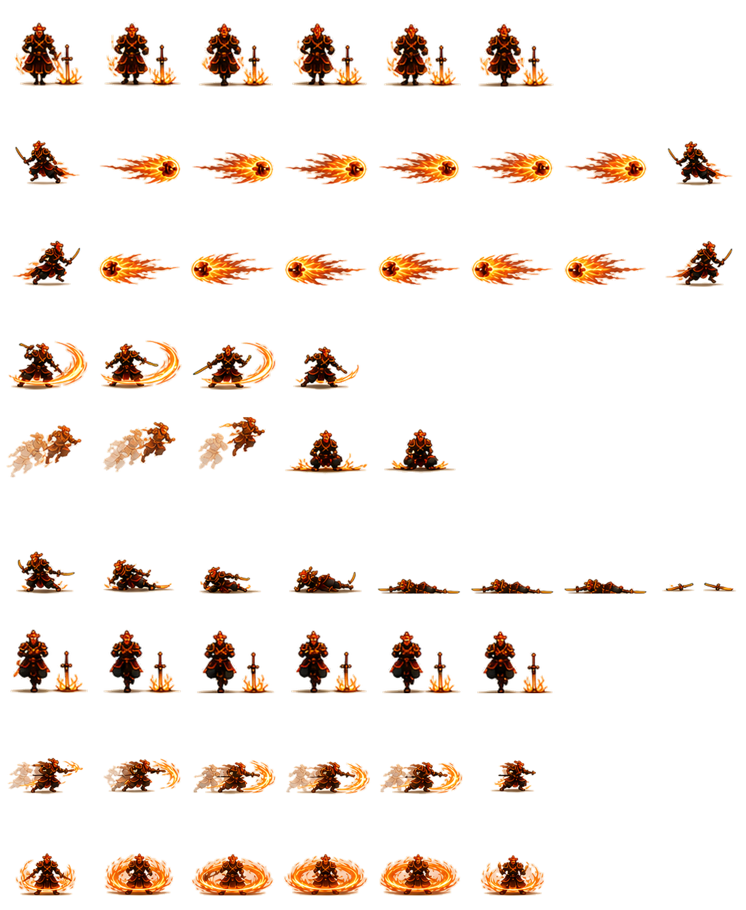Ember Spirit spritesheet preview