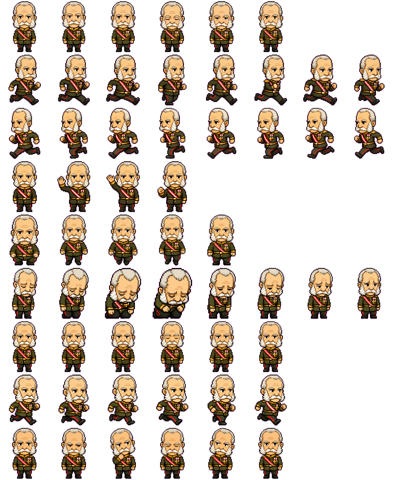 Emperor Franz Joseph spritesheet preview