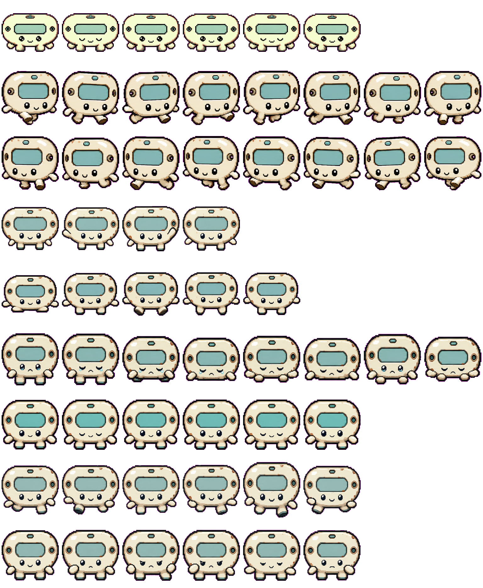 Enamel Label Runner animated desktop pet preview for Codex Pet