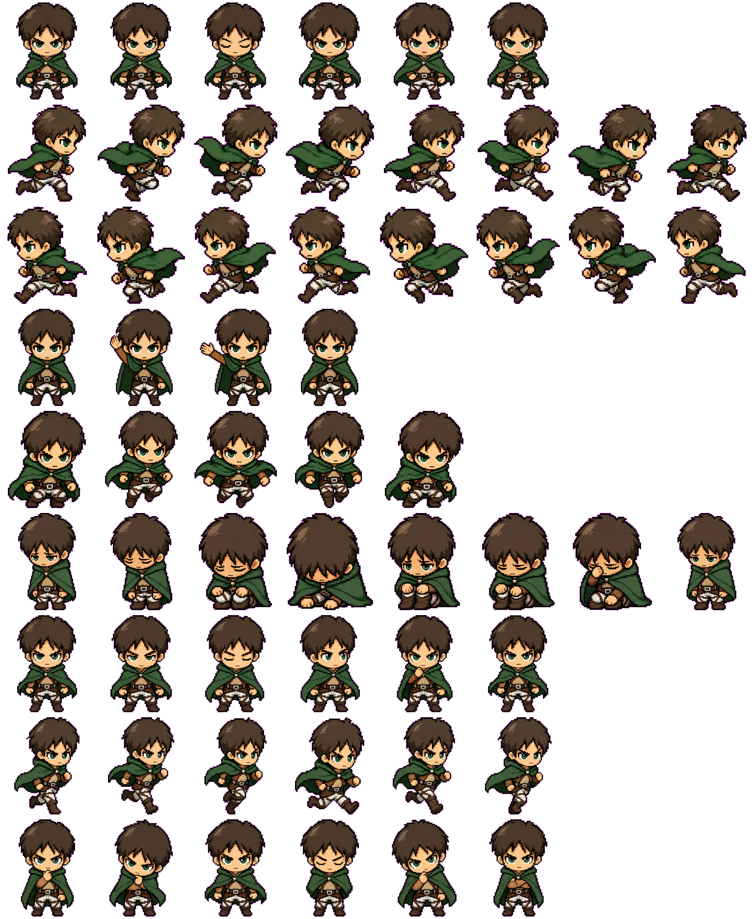 Eren spritesheet preview