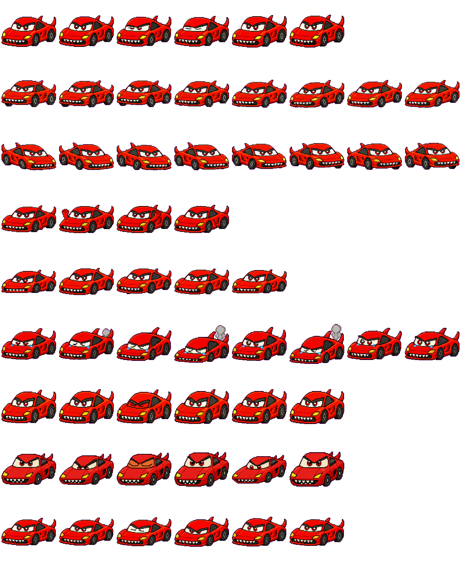 Feararri spritesheet preview