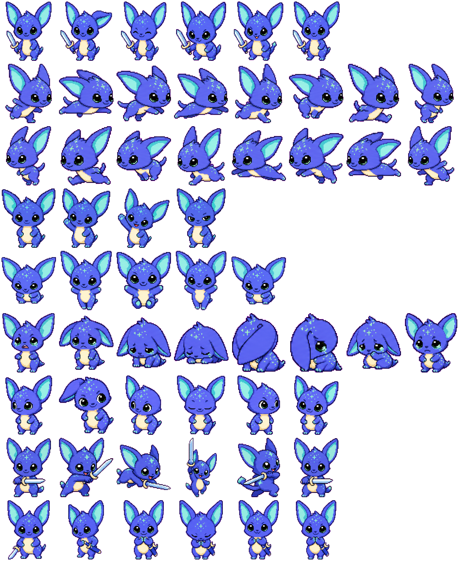 February spritesheet preview