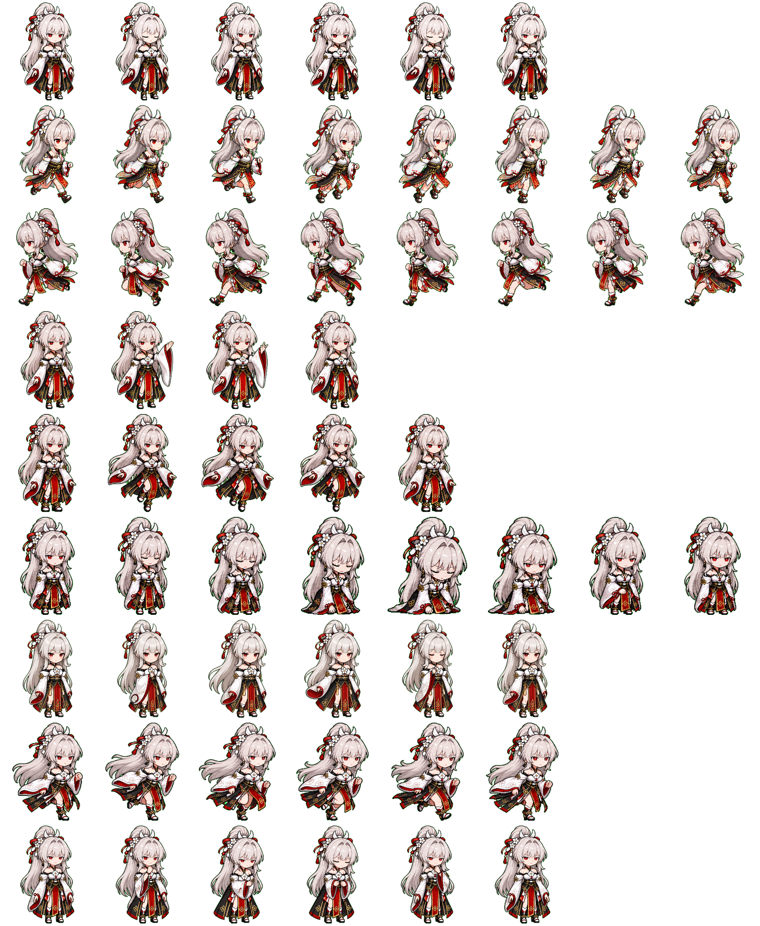 Feixue spritesheet preview