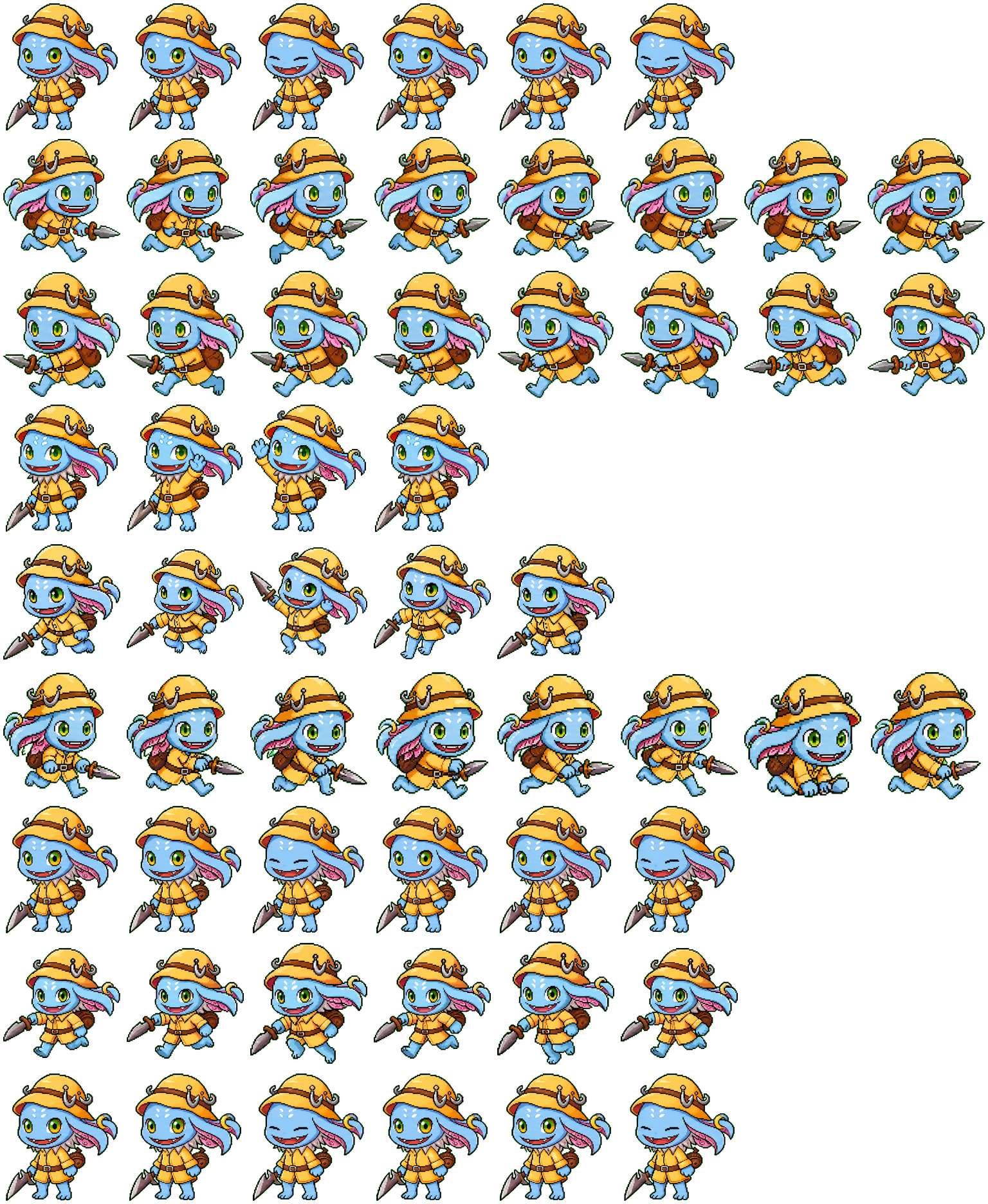 菲兹 spritesheet preview
