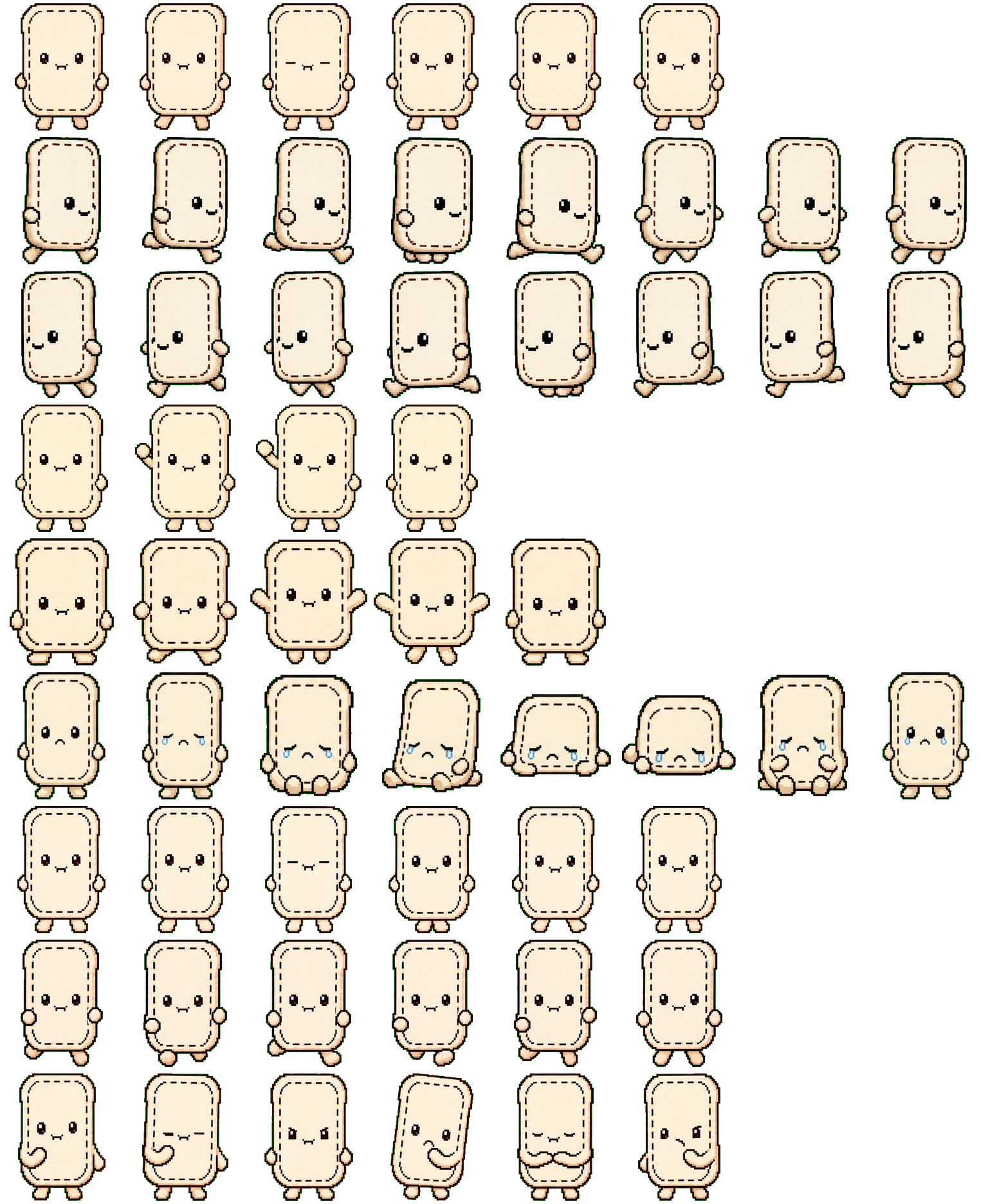 Felt Label Runner animated desktop pet preview for Codex Pet