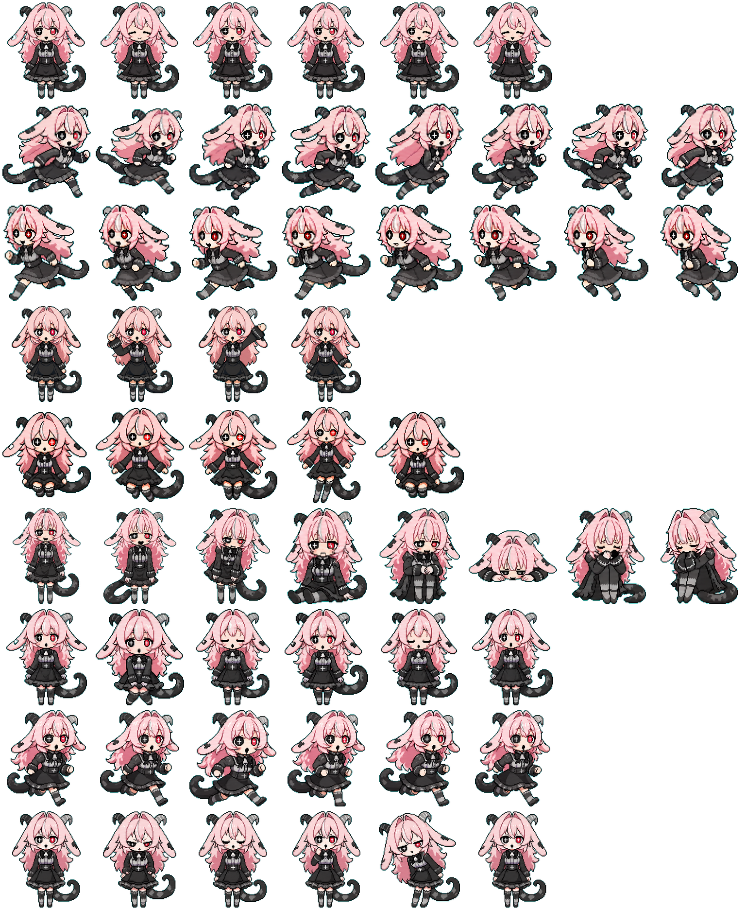 Femme Soule spritesheet preview