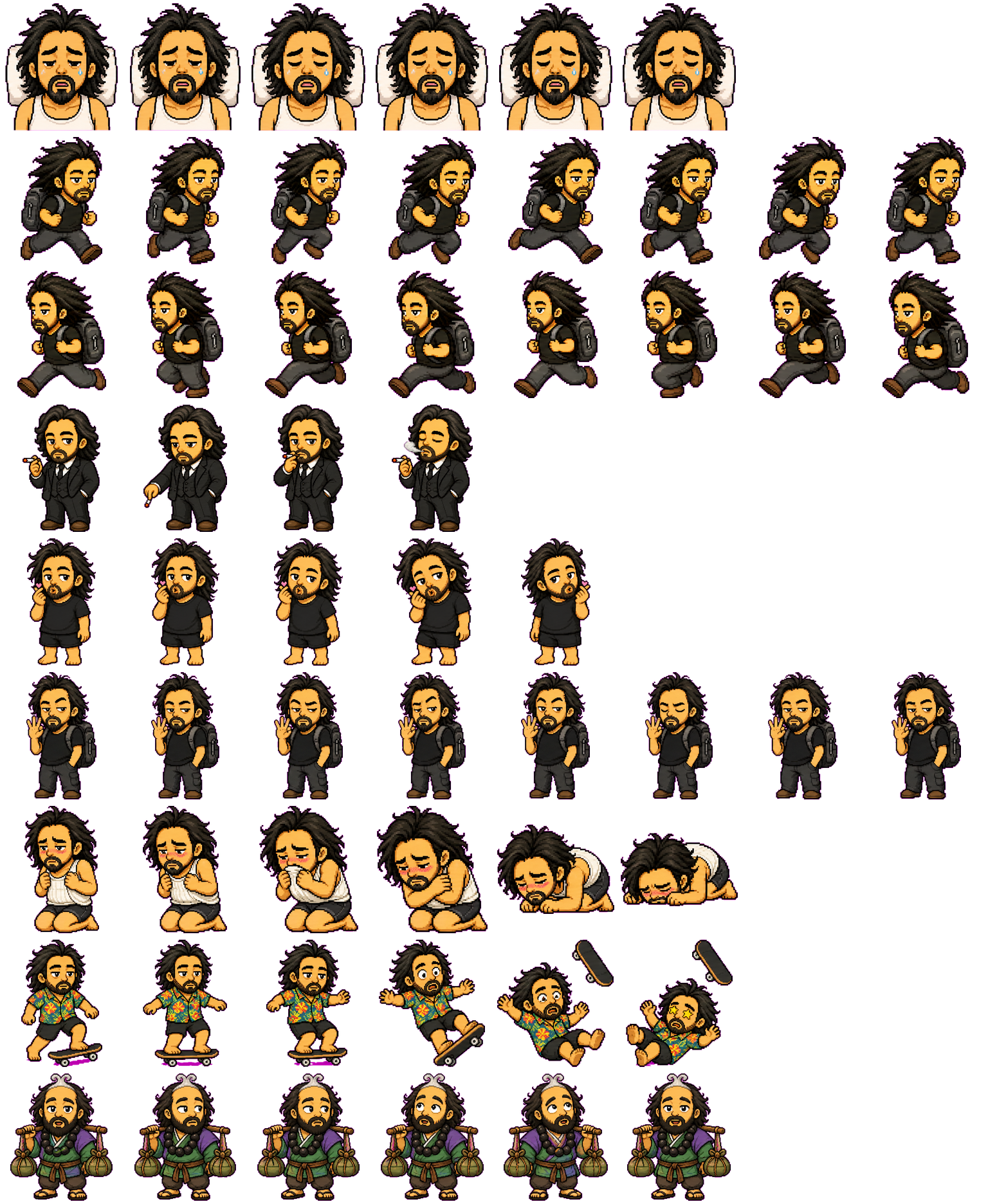 峰哥Meme spritesheet preview