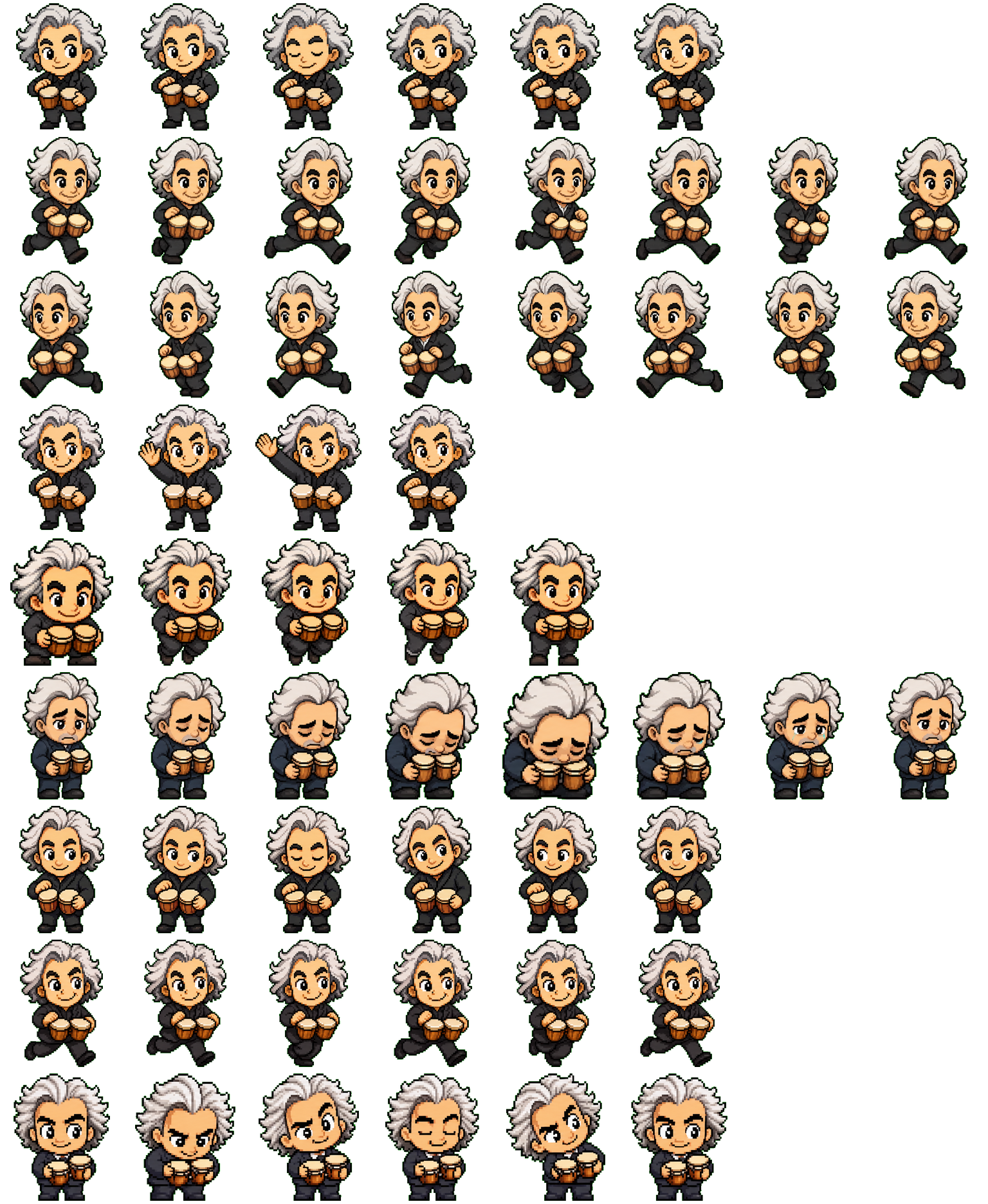 Feynman spritesheet preview