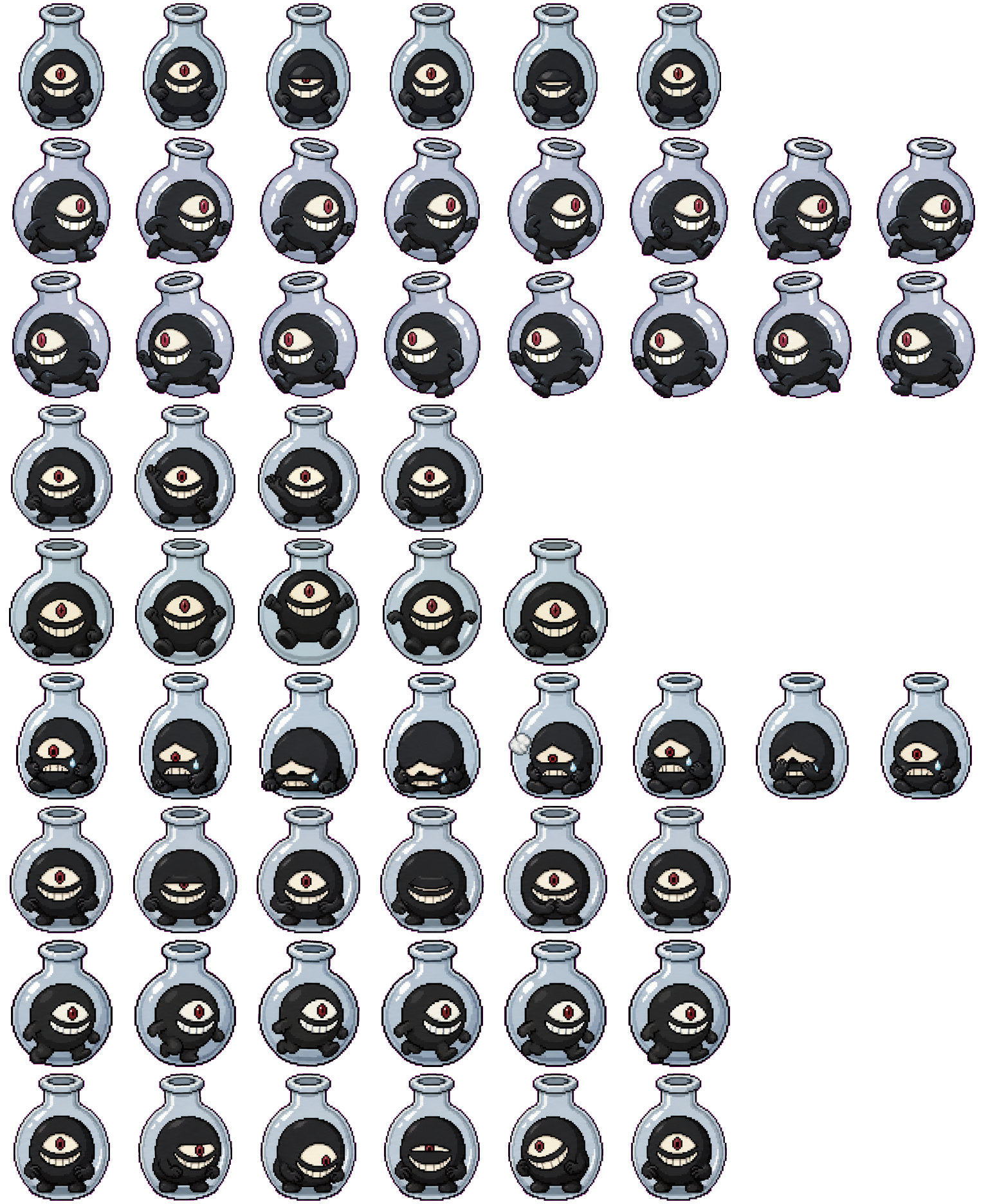 Flaskling spritesheet preview