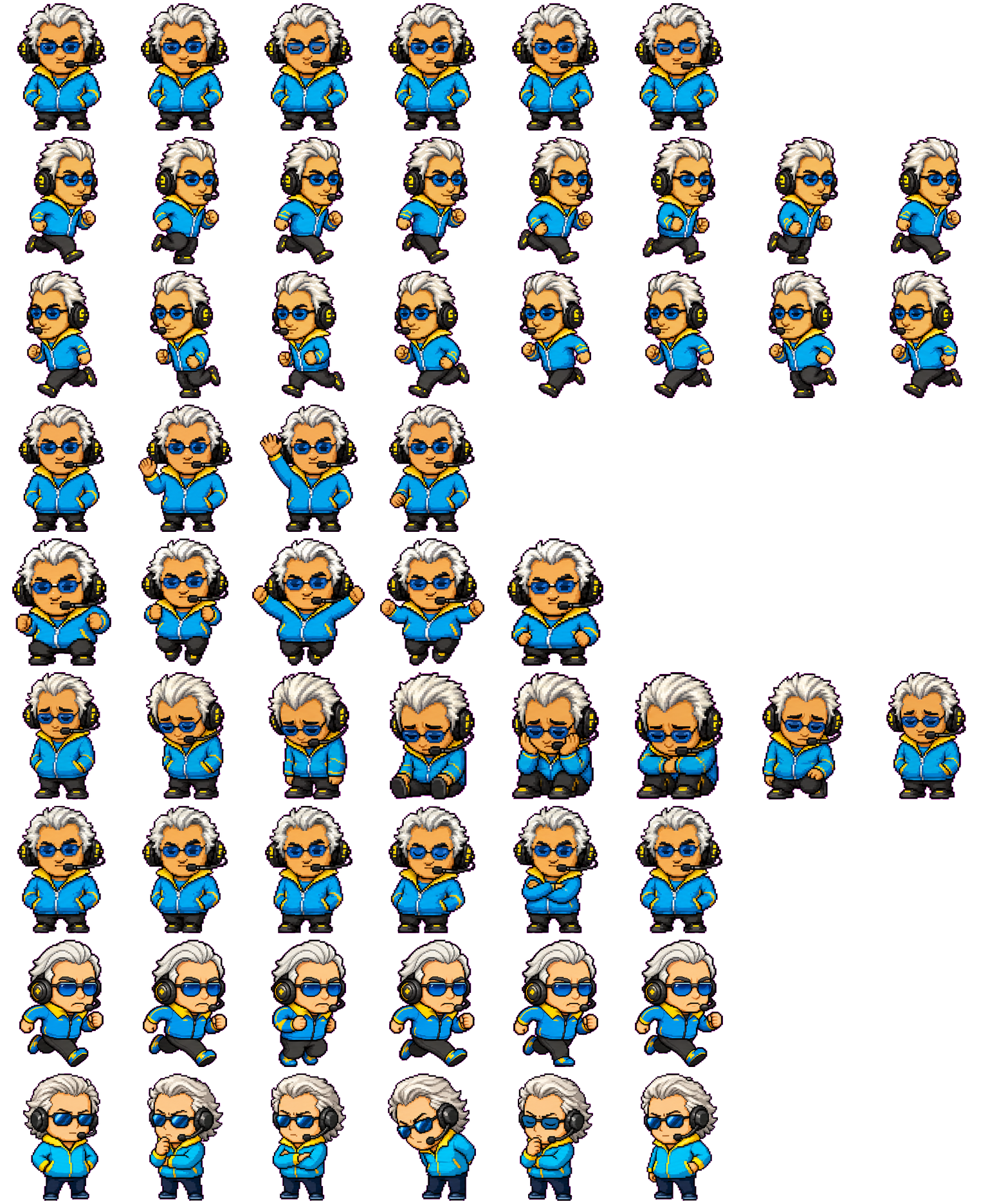 Flavio spritesheet preview