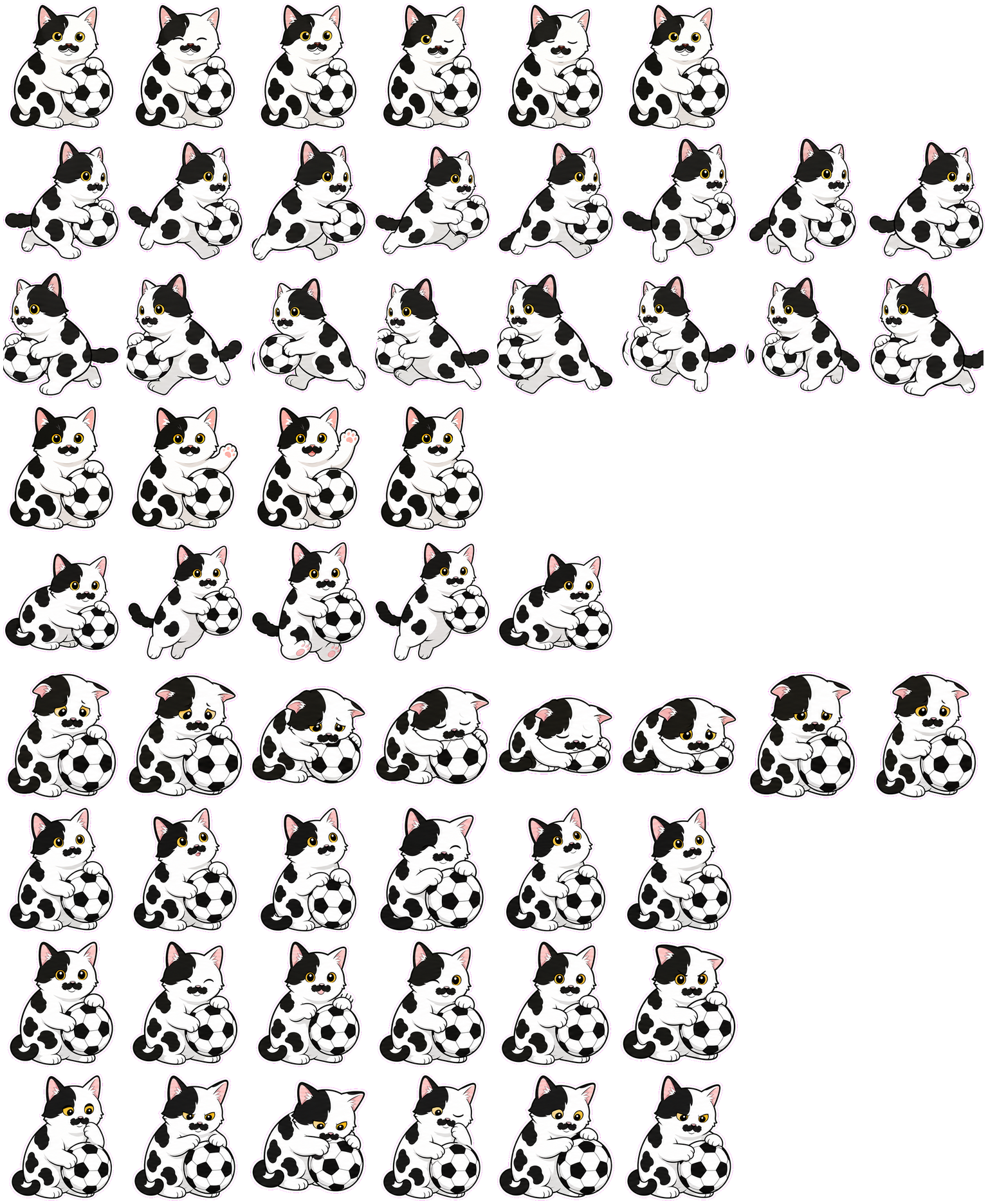 football-cat Codex Pet アニメーションデスクトップペットのプレビュー