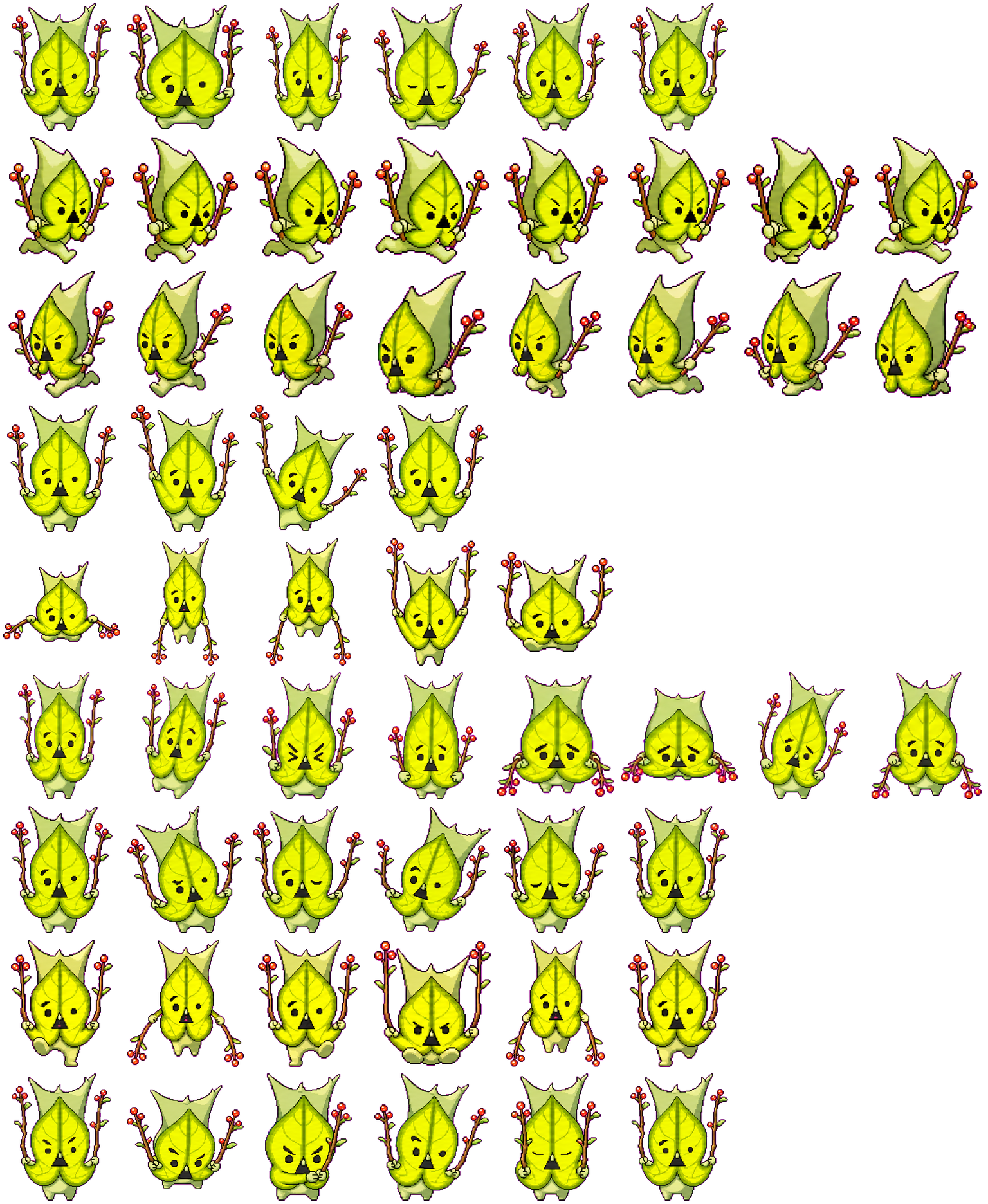 Forest Spirit Yahaha spritesheet preview