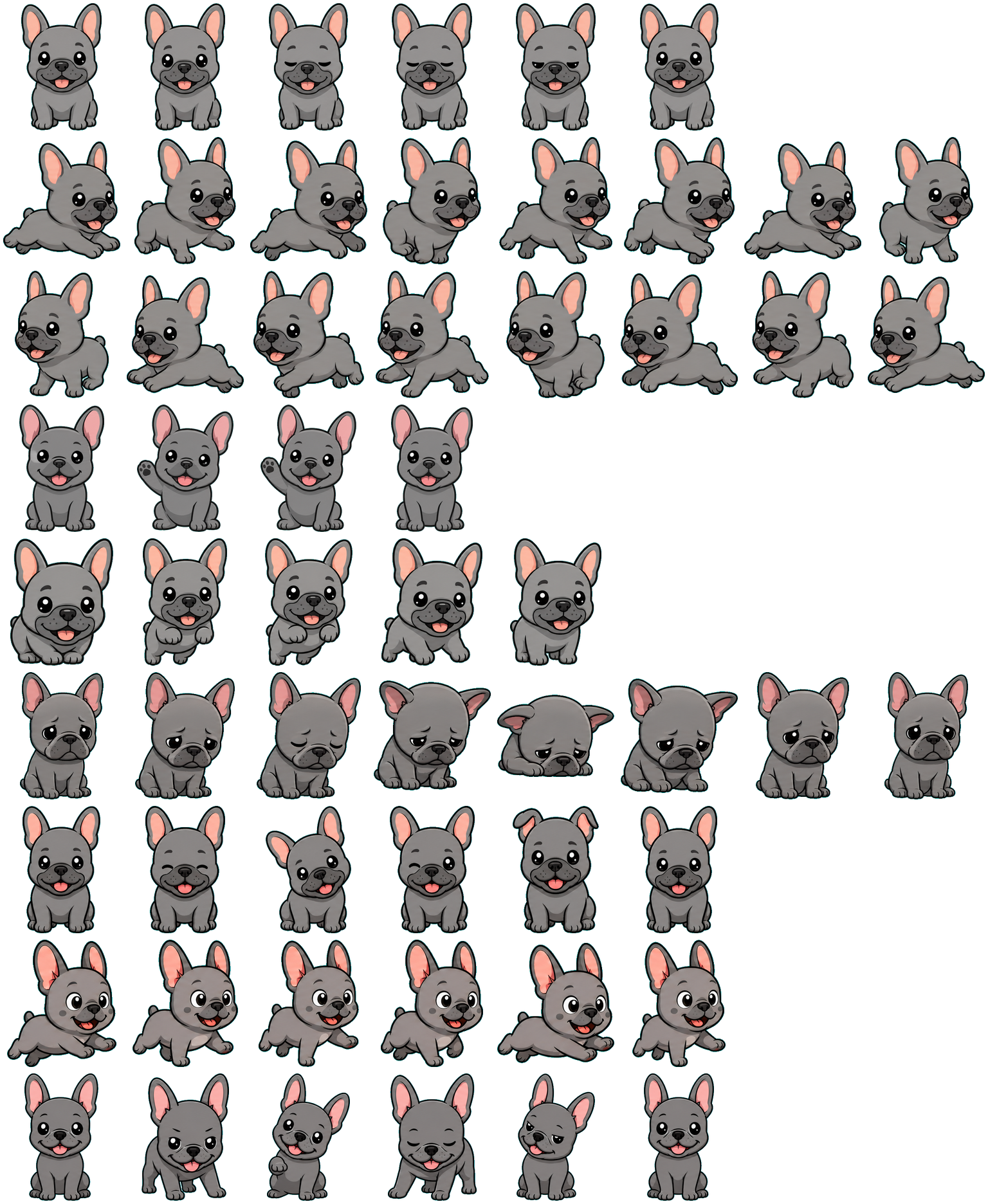 Frankie spritesheet preview