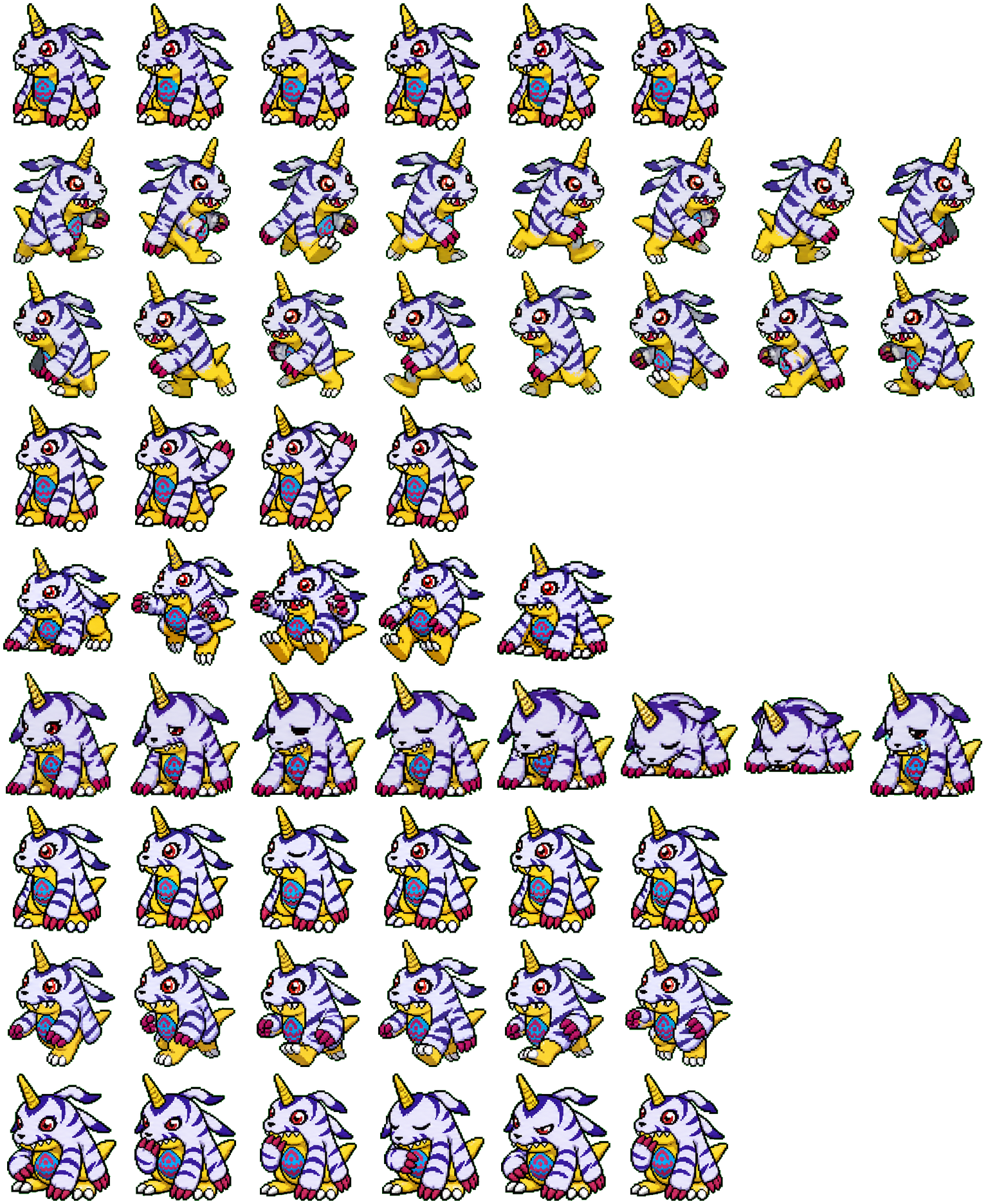 加布兽 spritesheet preview