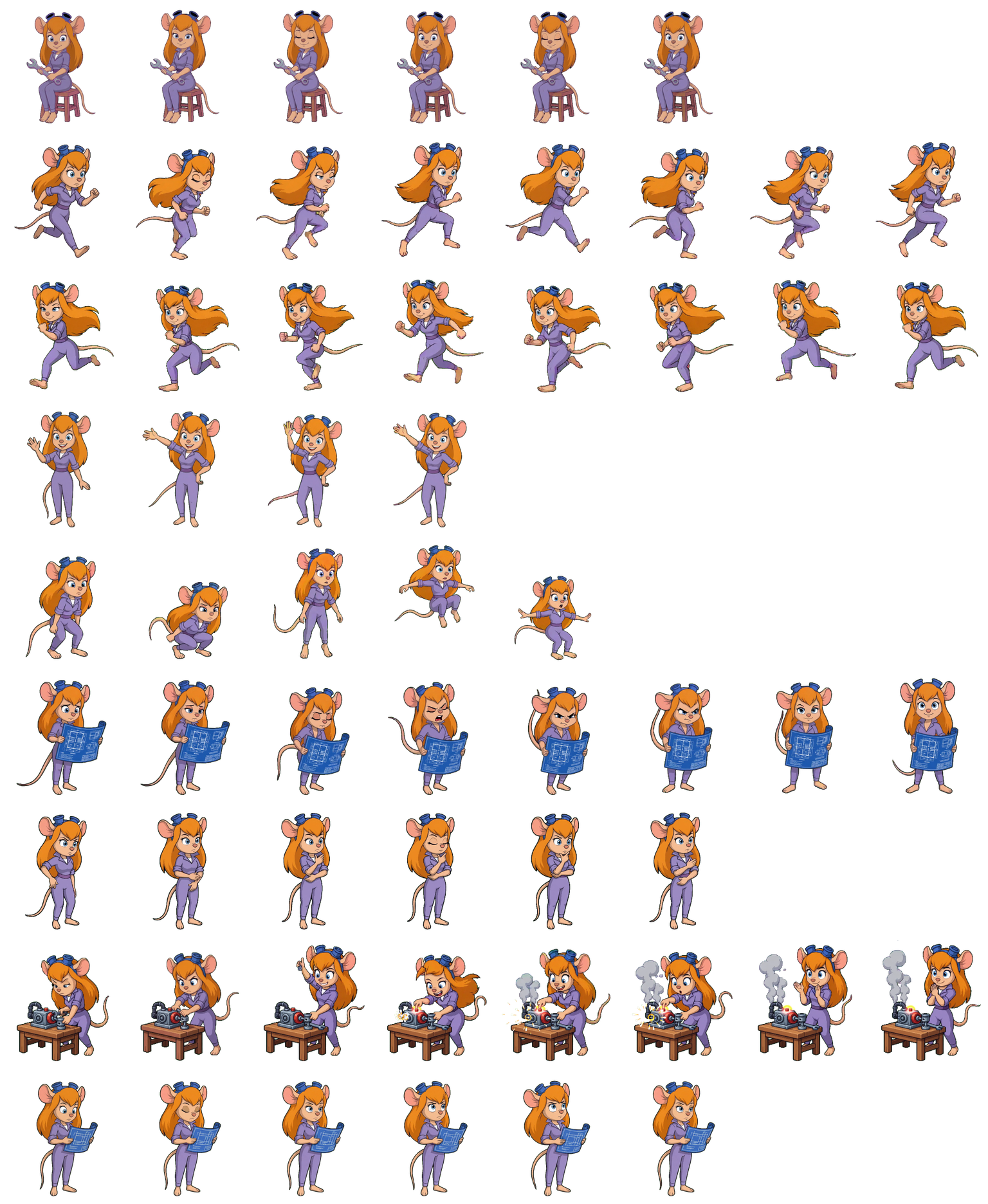 Gadget spritesheet preview