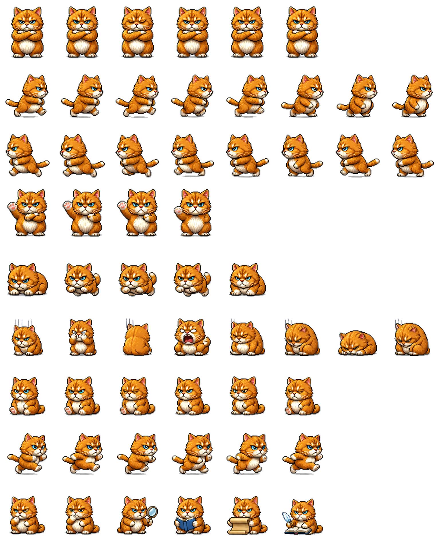 Gandalf spritesheet preview