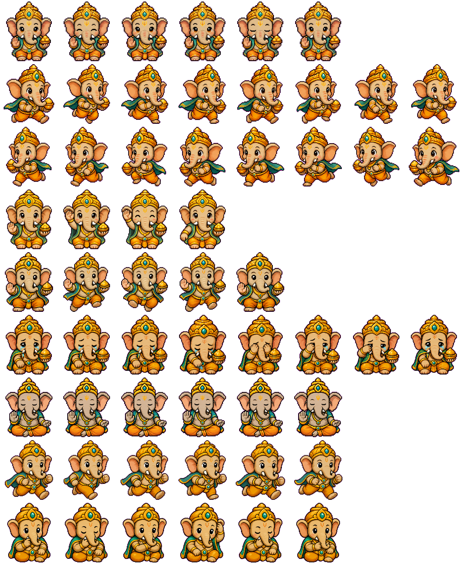Ganesh spritesheet preview