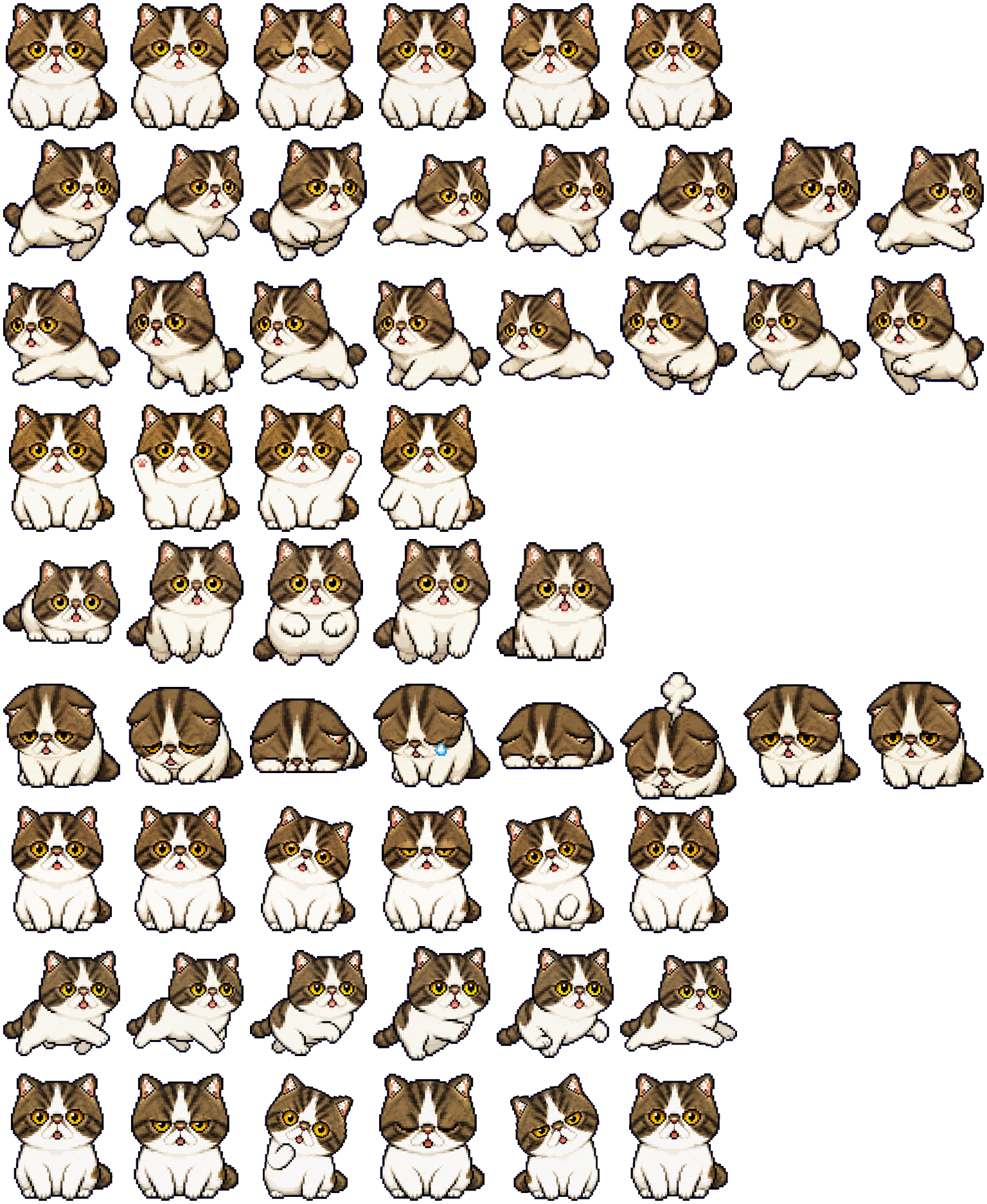 Garfield spritesheet preview
