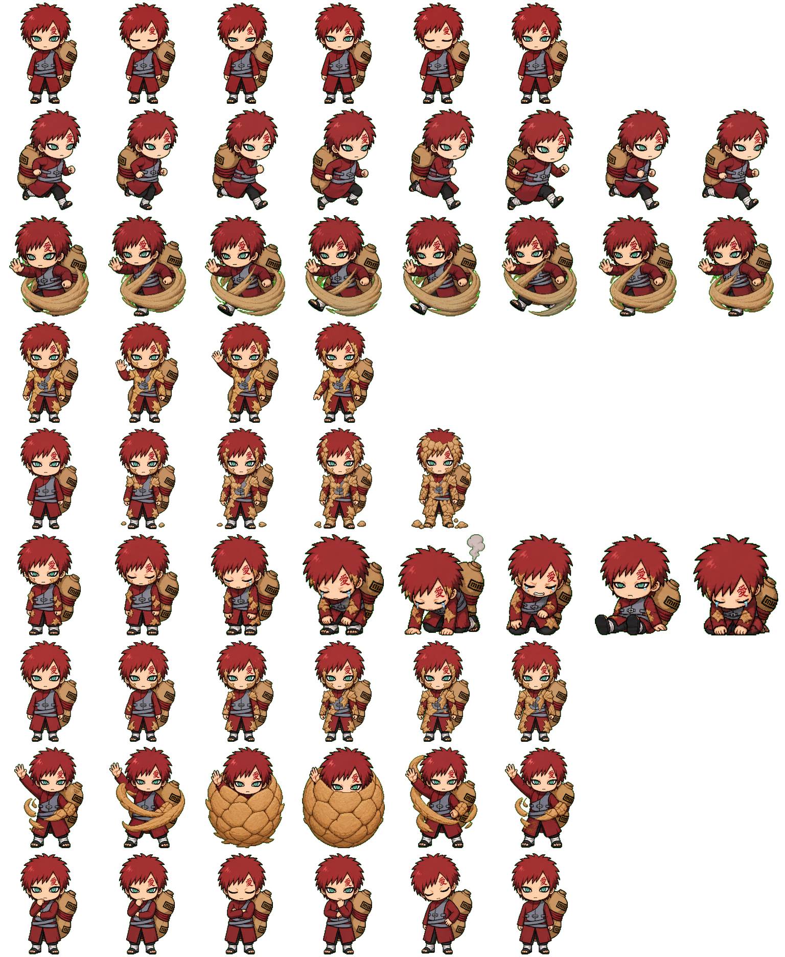 Garra spritesheet preview