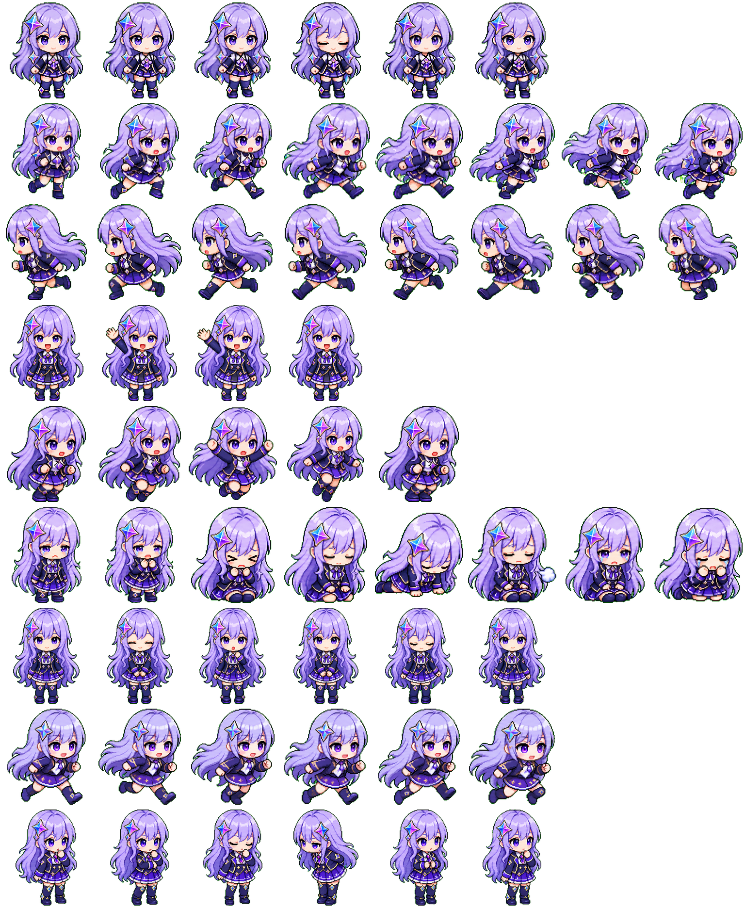 Gemini Muse spritesheet preview