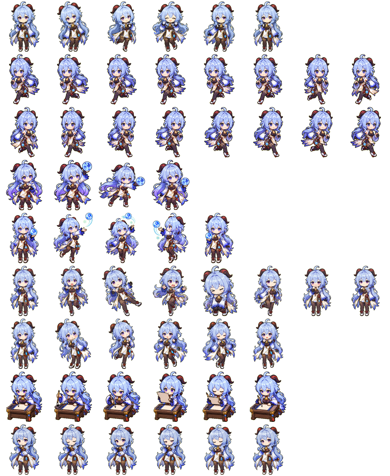 Gentle Frost Qilin Codex Pet アニメーションデスクトップペットのプレビュー