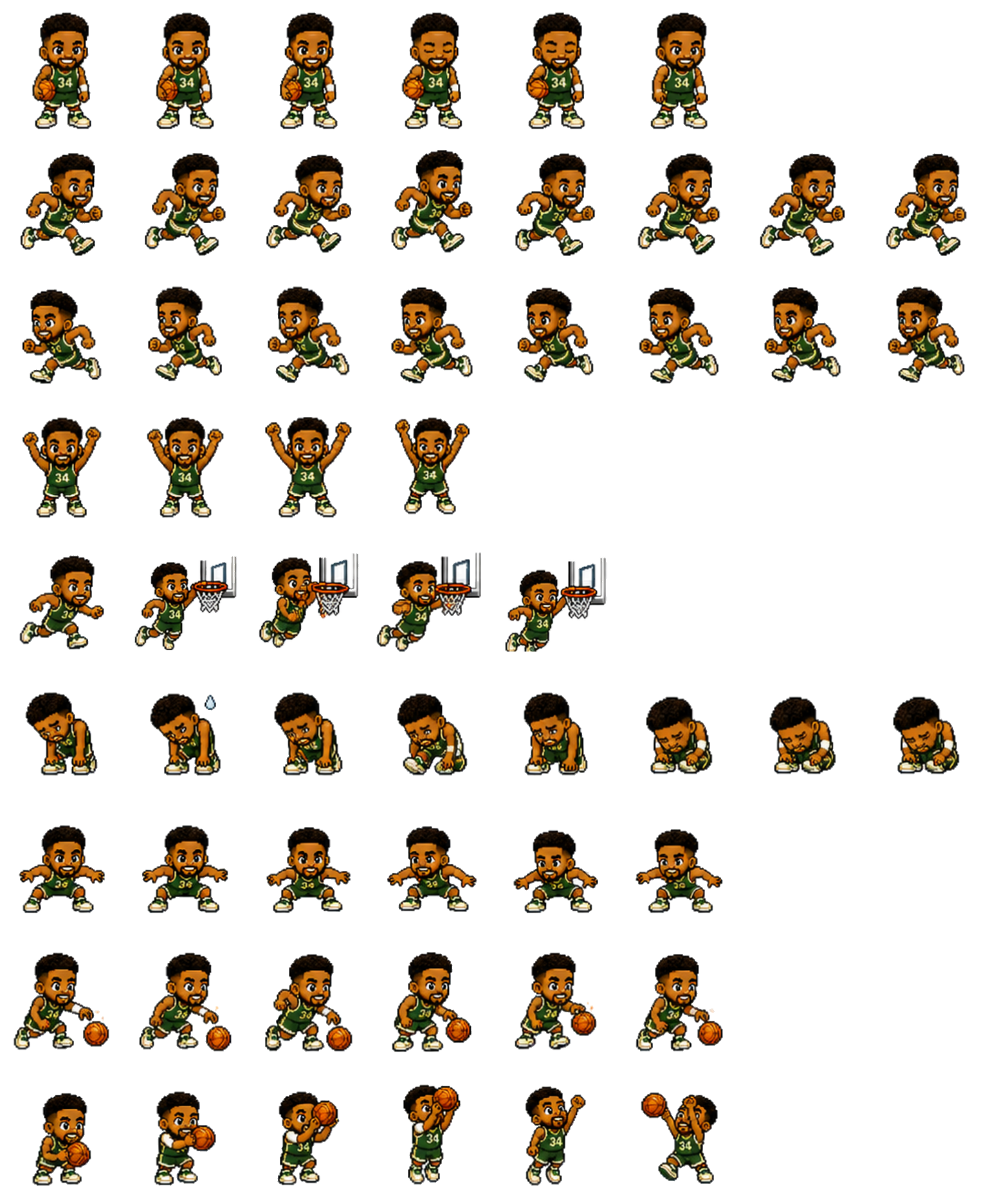 字母哥 Giannis 2.0 spritesheet preview