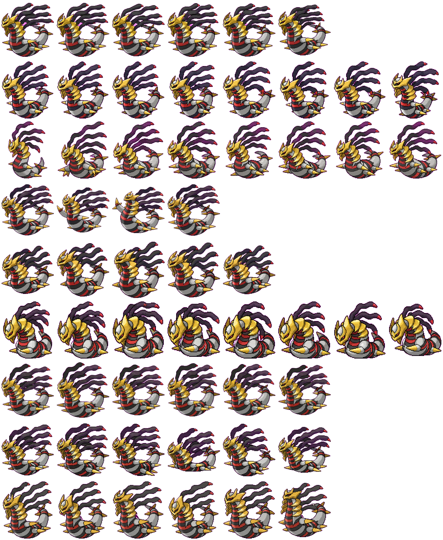 Giratina spritesheet preview