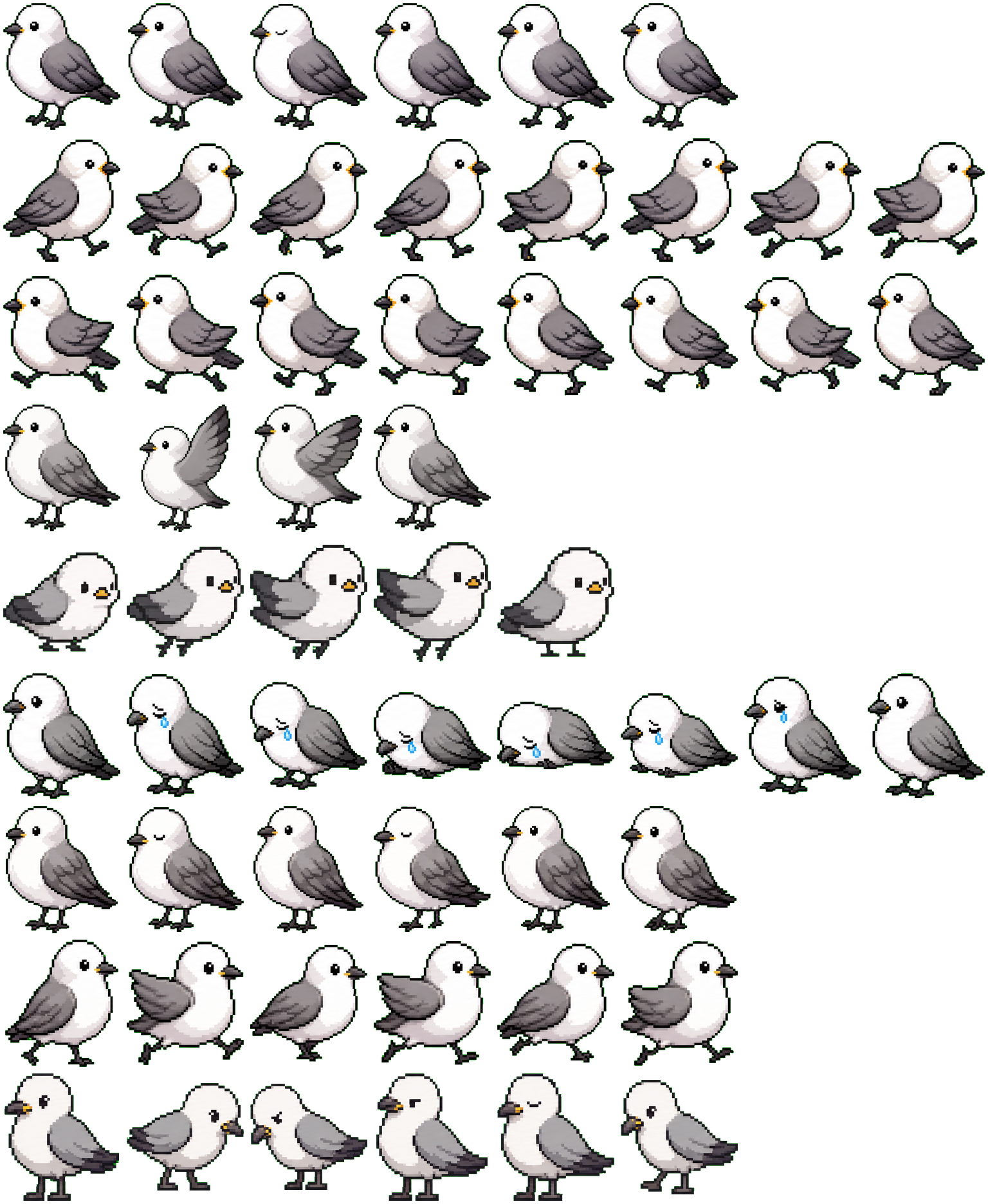 birdou spritesheet preview