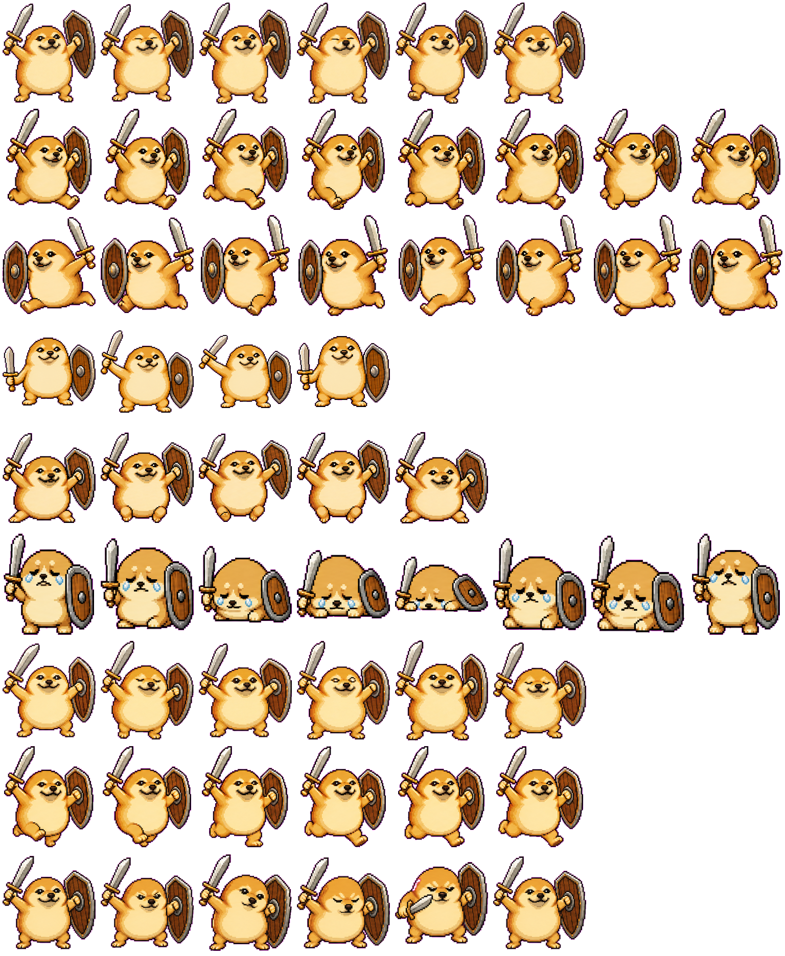 DaoDun spritesheet preview