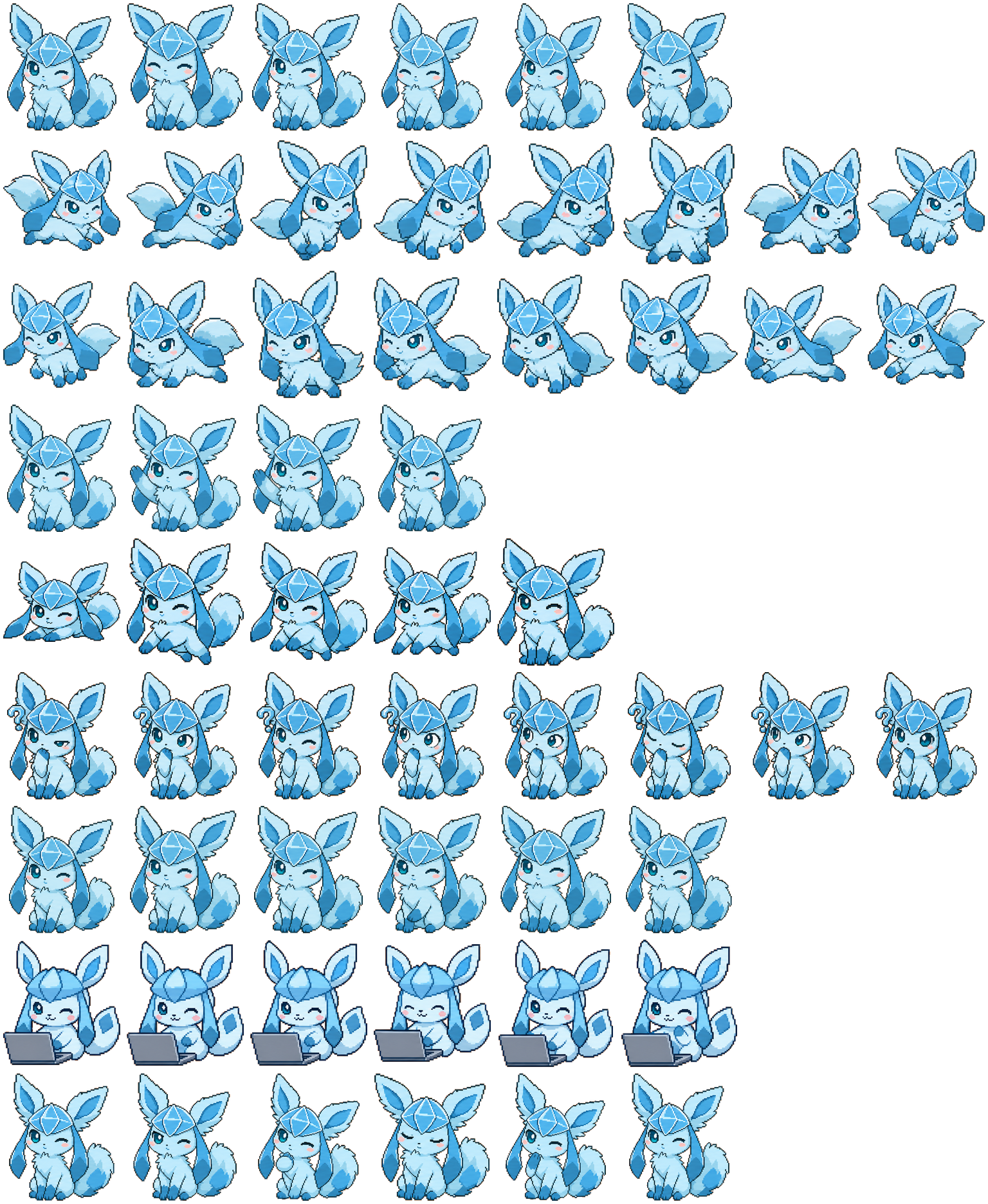 Glace spritesheet preview