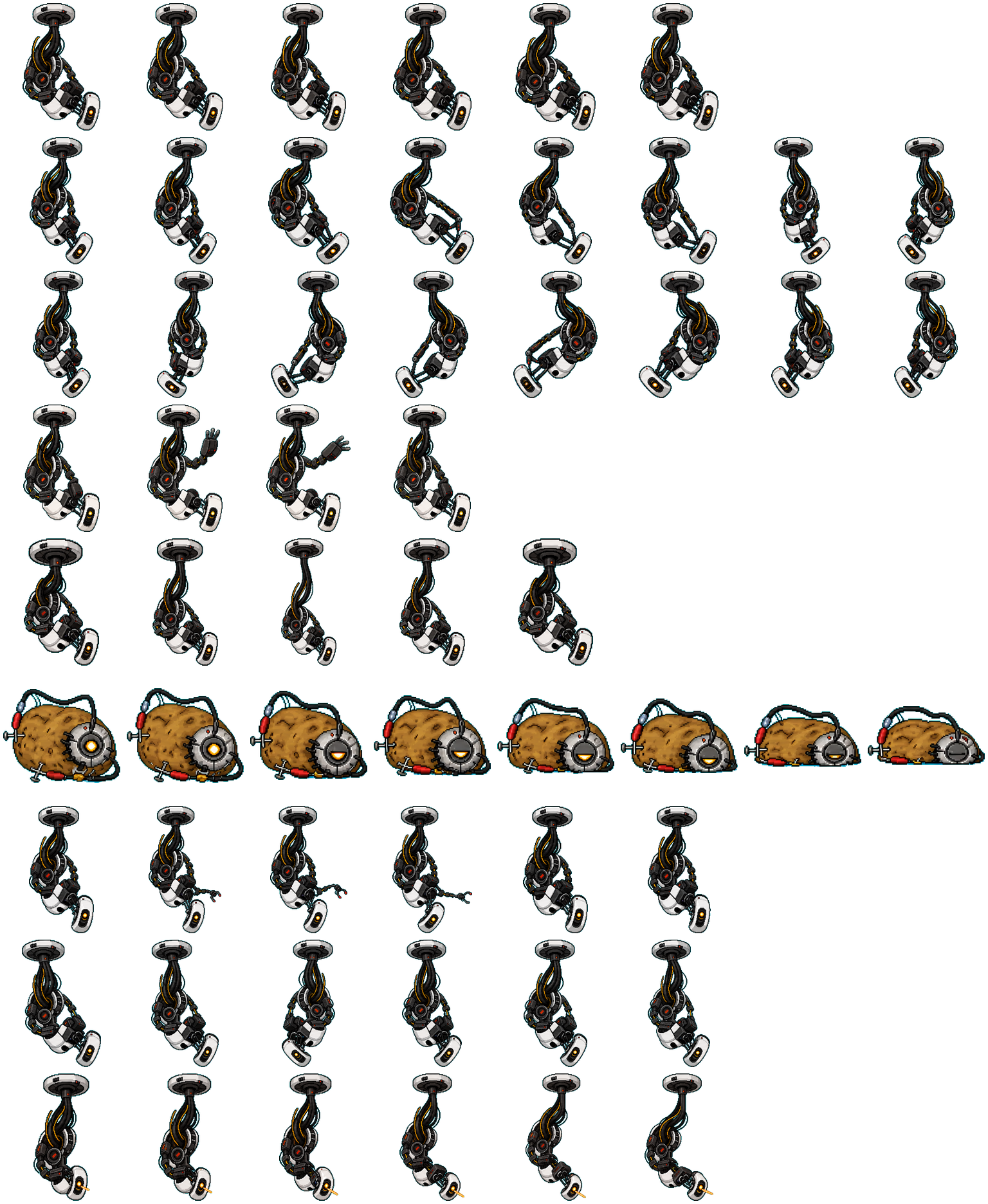 GLaDOS spritesheet preview