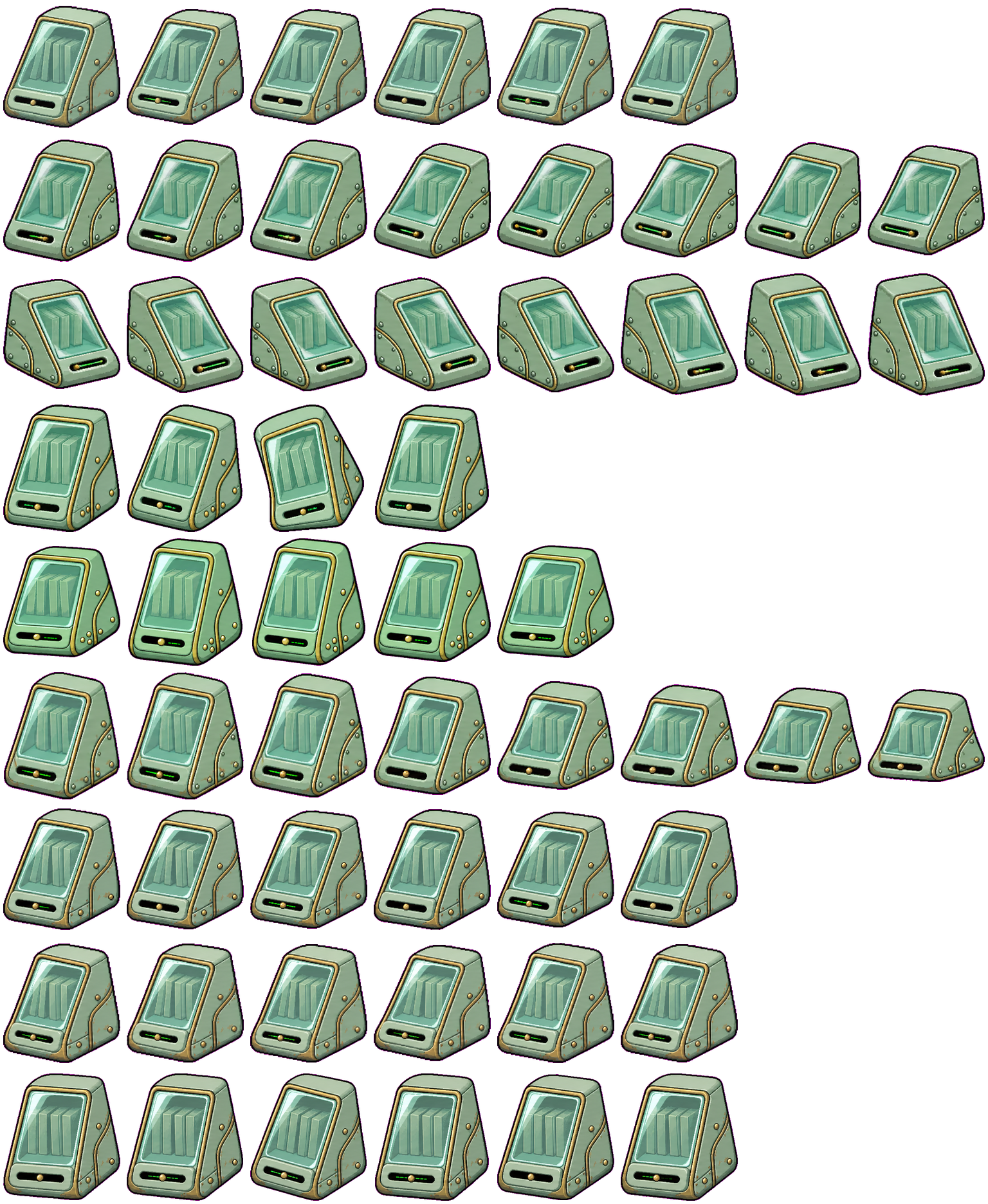 Glass Archive Wedge animated desktop pet preview for Codex Pet