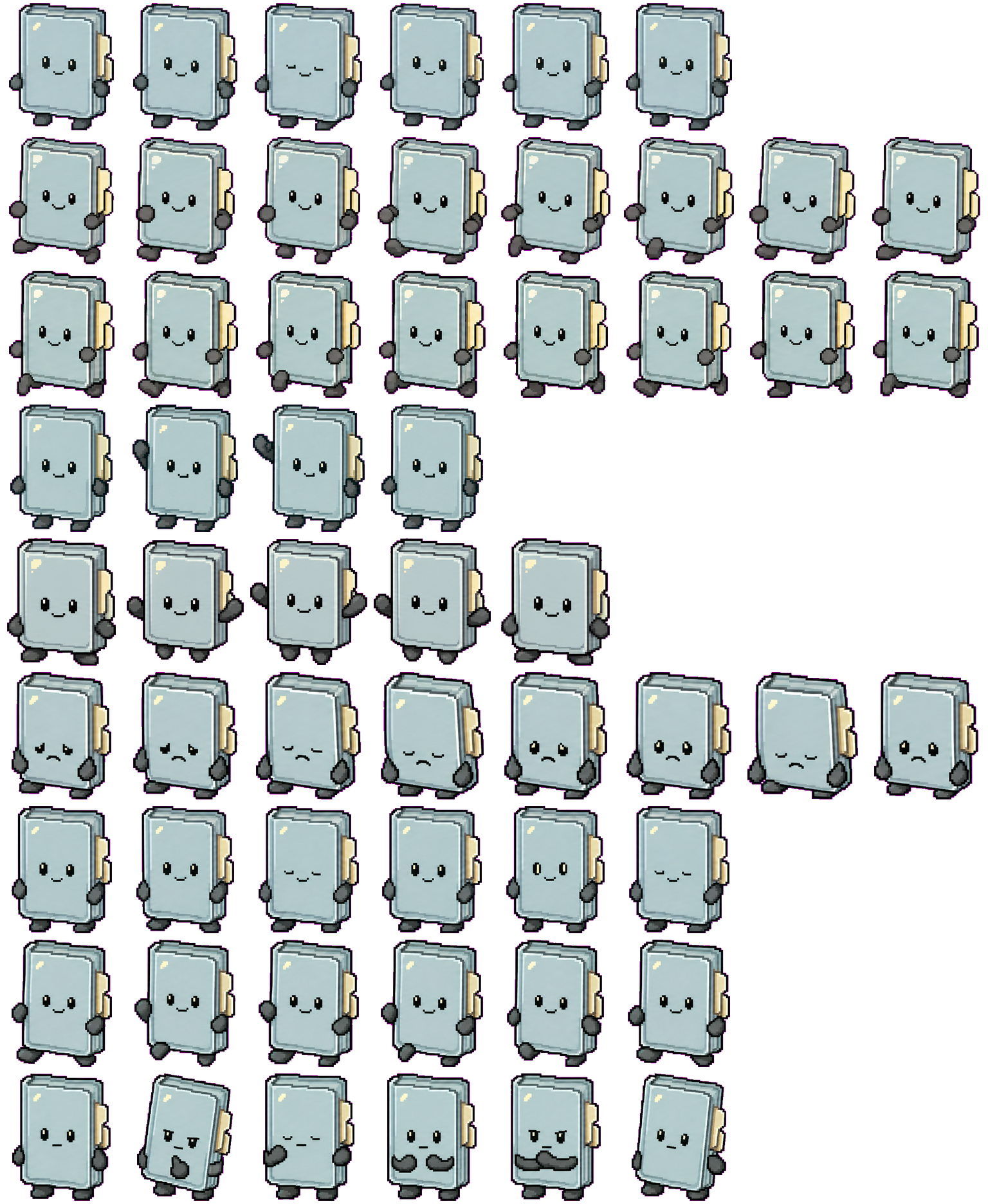 Glass File Ledger animated desktop pet preview for Codex Pet