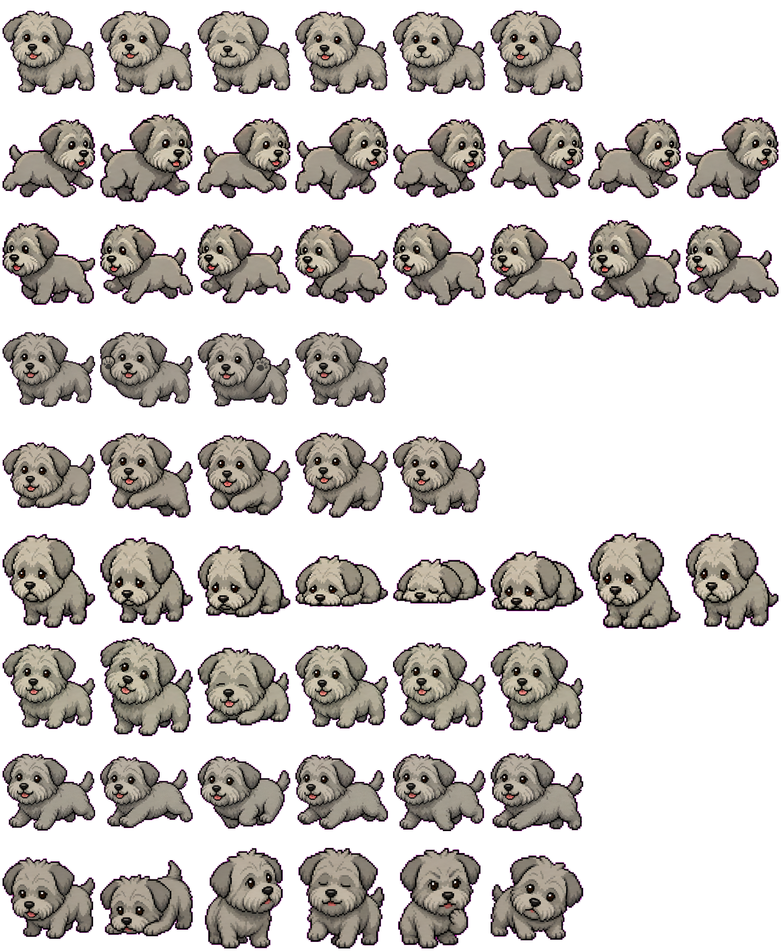 Glen spritesheet preview