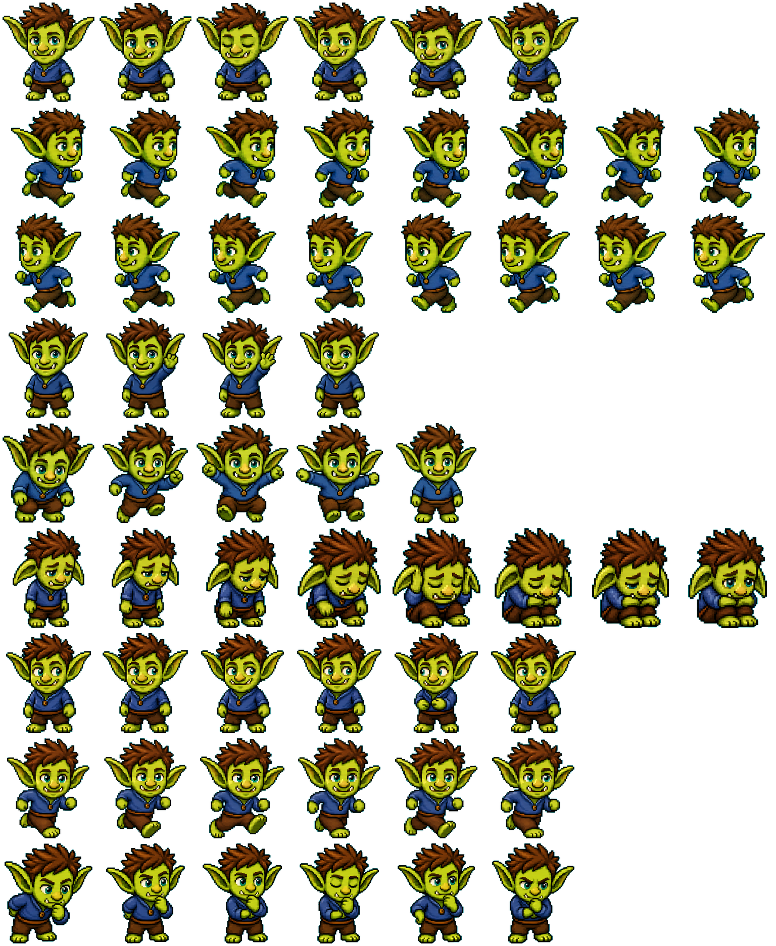 Goblin Sama spritesheet preview