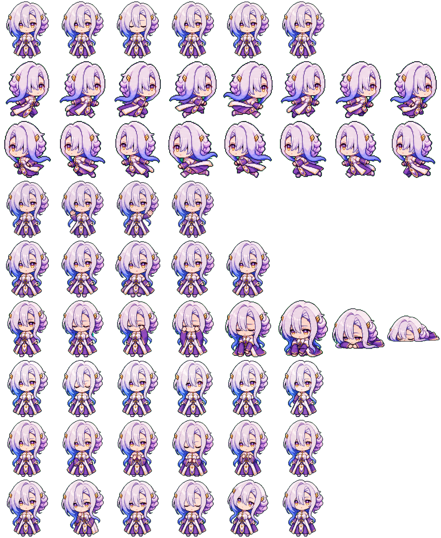 Goddess spritesheet preview