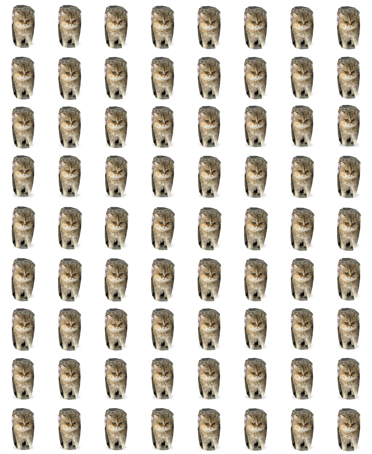 Golden Chair Cat animated desktop pet preview for Codex Pet