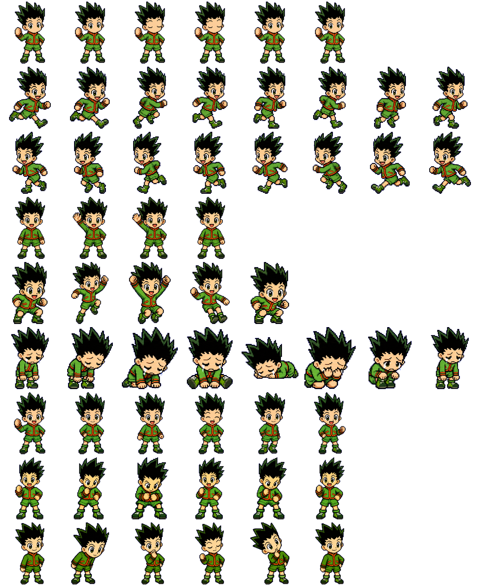 Gon Freecss animated desktop pet preview for Codex Pet