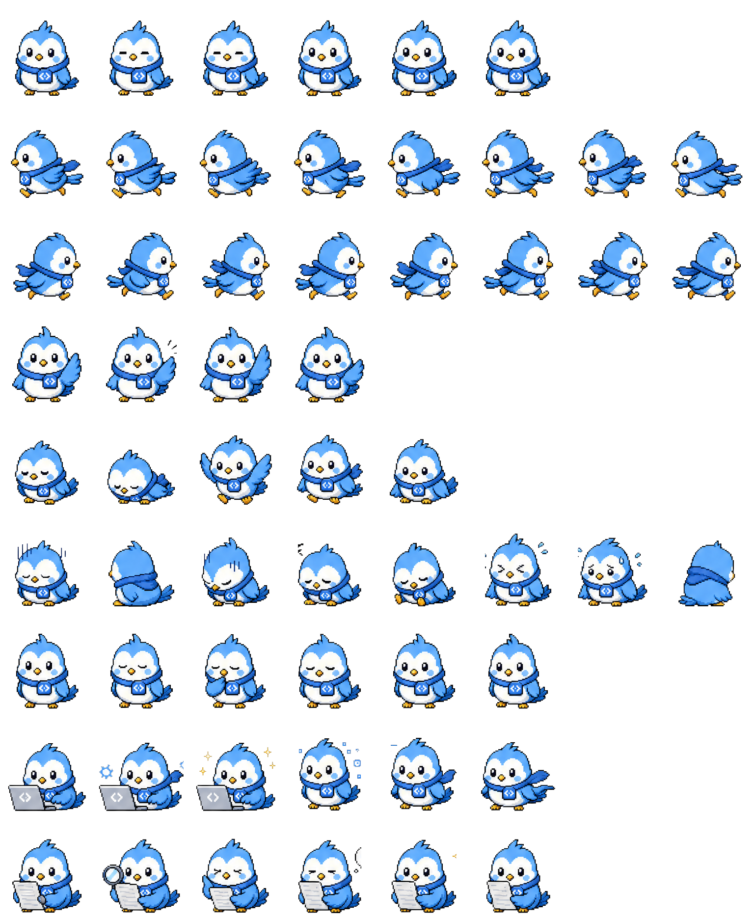 goose spritesheet preview