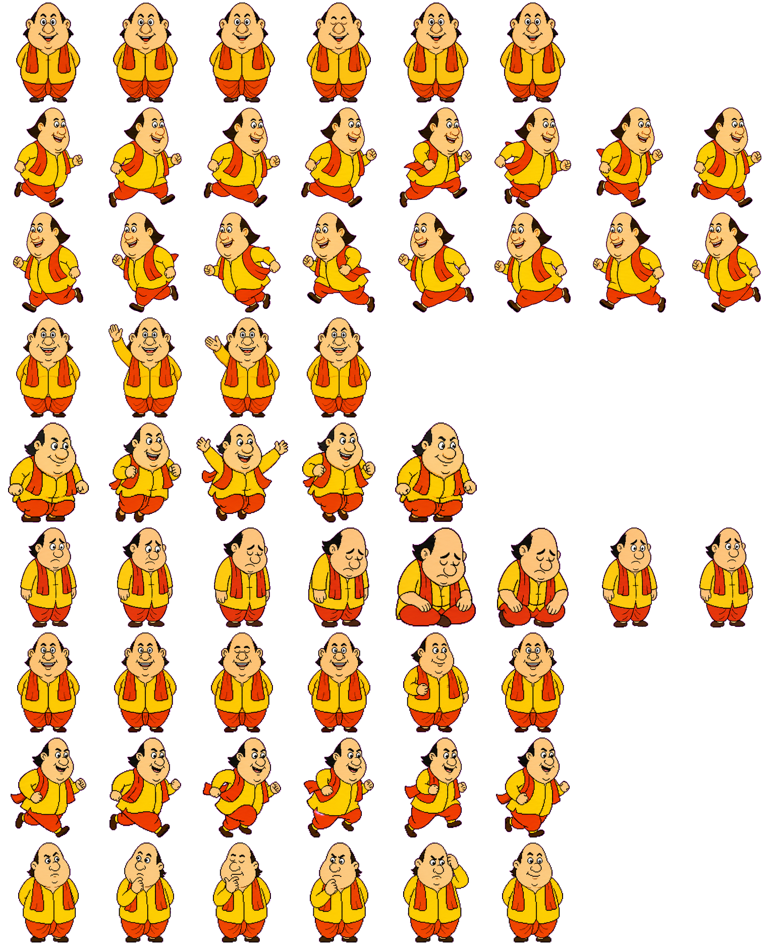 Gopal spritesheet preview