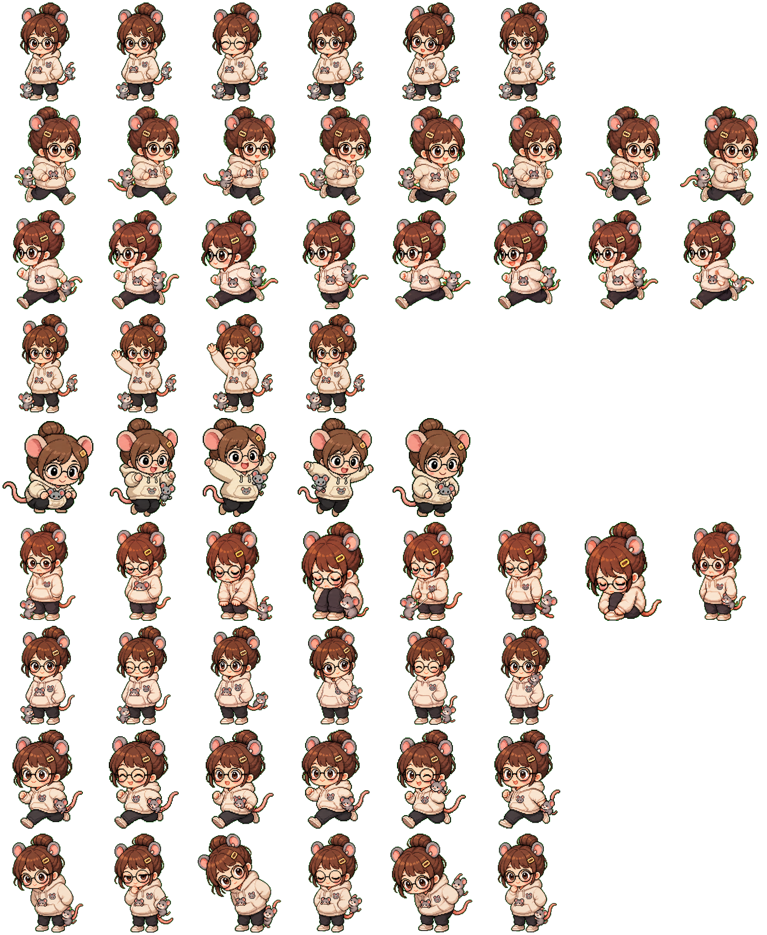 쥐쌤 spritesheet preview