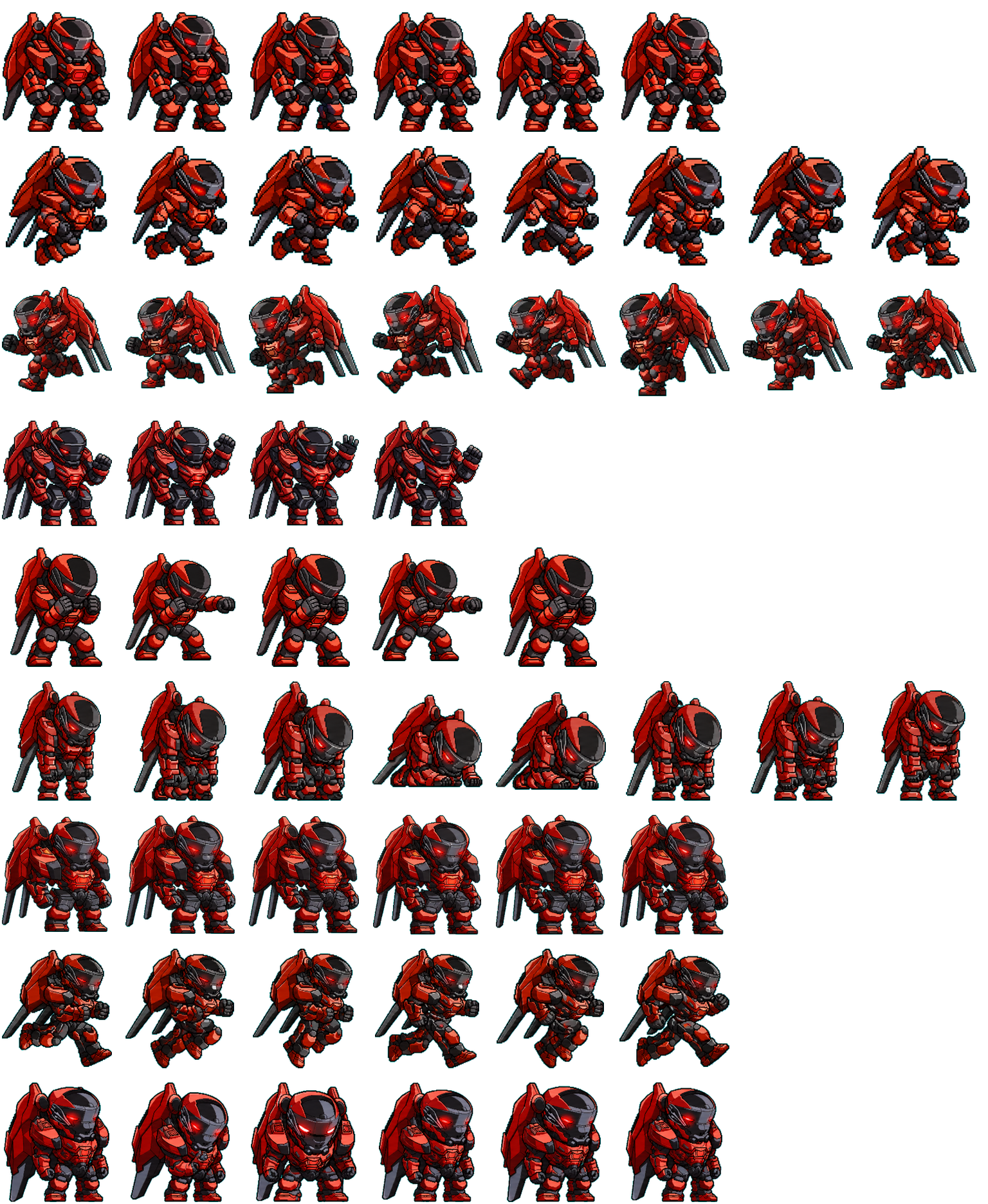 STORM // GRAYCRAFT4 spritesheet preview