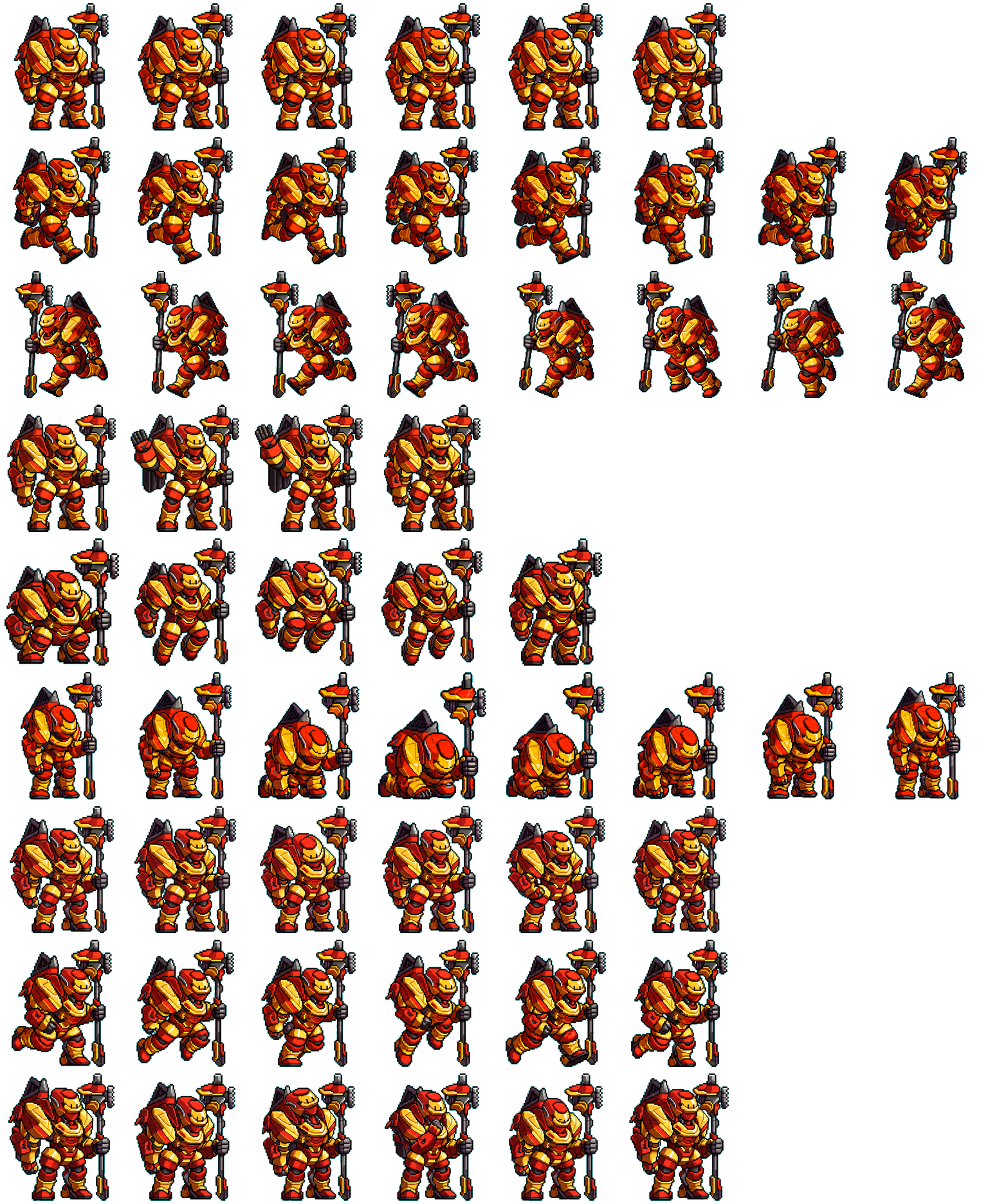 GRAYCRAFT6 spritesheet preview