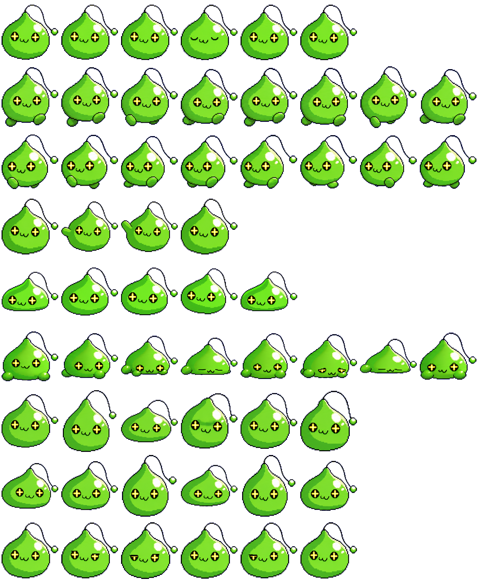 绿水灵 spritesheet preview