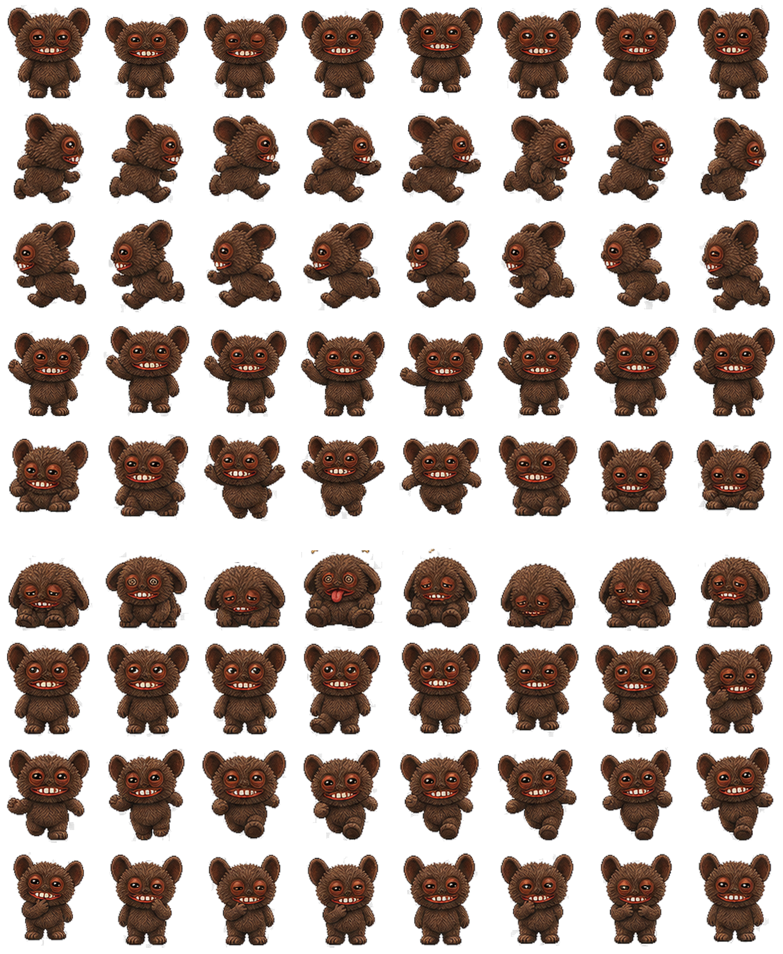 Grin spritesheet preview
